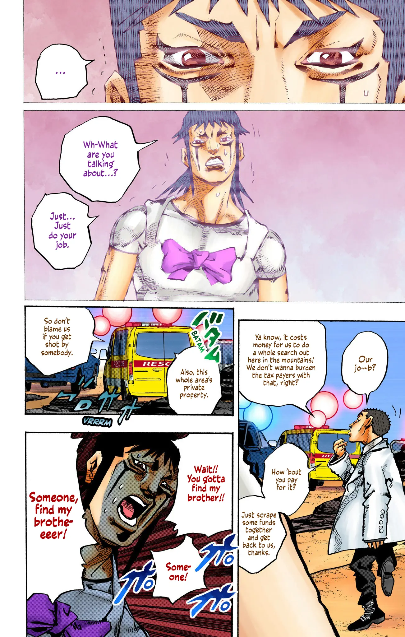 Jojo's Bizarre Adventure Part 9 - The Jojolands (Official Colored) - Vol.3 Chapter 12: Charming Man