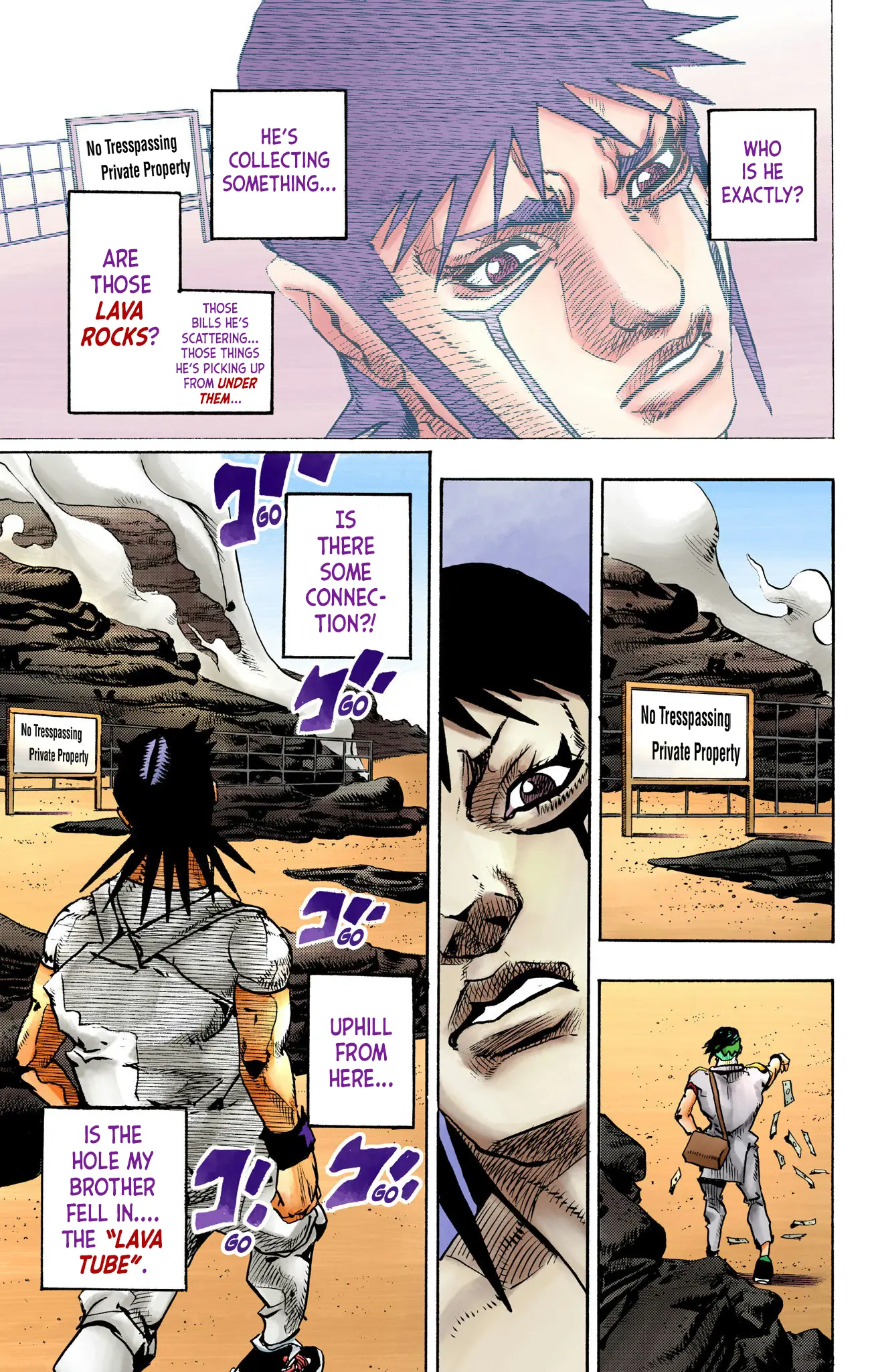 Jojo's Bizarre Adventure Part 9 - The Jojolands (Official Colored) - Vol.3 Chapter 12: Charming Man