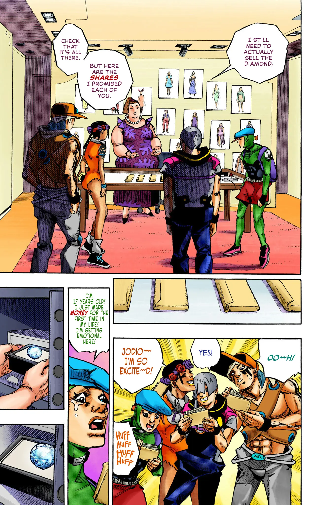 Jojo's Bizarre Adventure Part 9 - The Jojolands (Official Colored) - Vol.3 Chapter 12: Charming Man