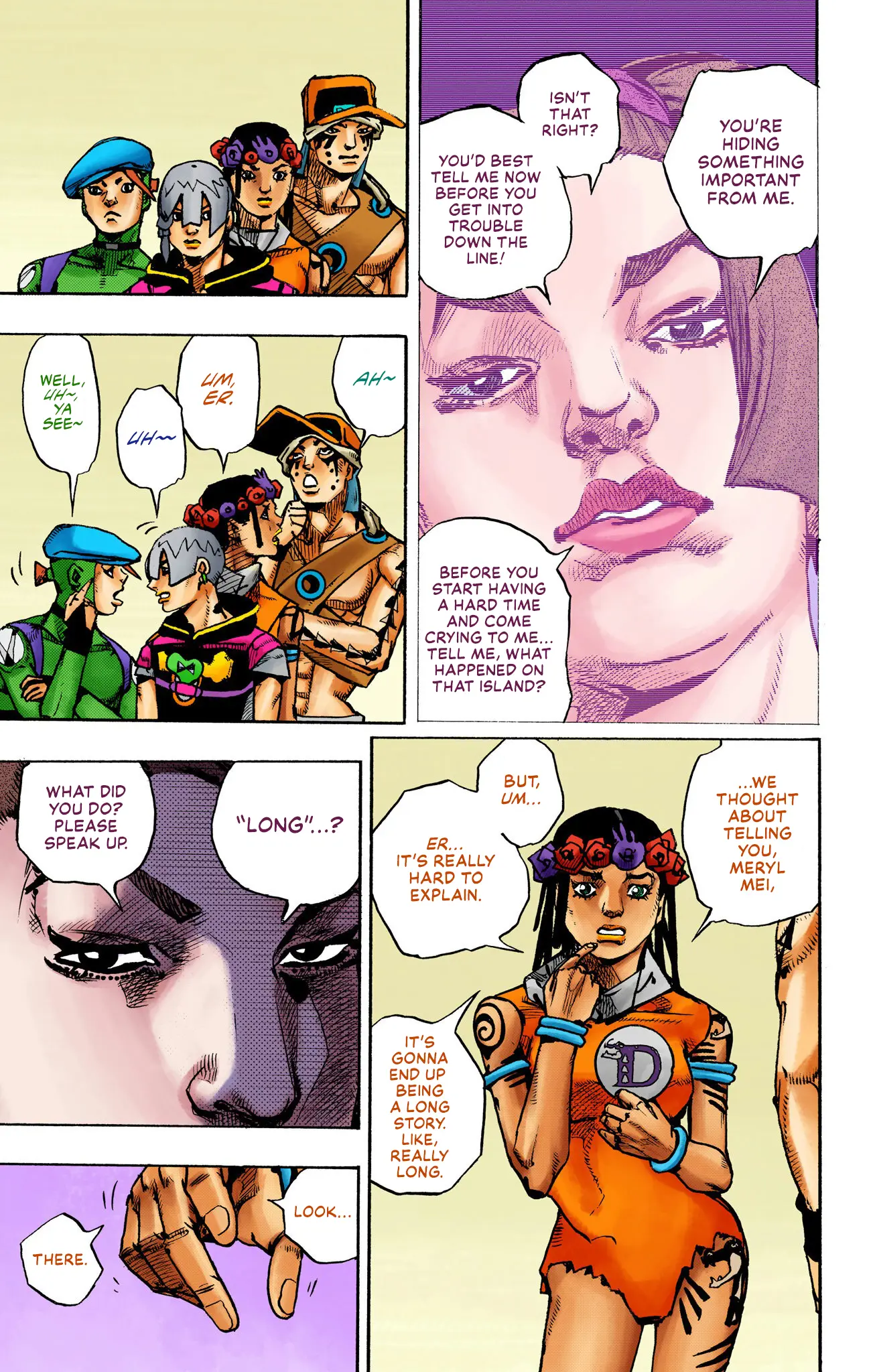 Jojo's Bizarre Adventure Part 9 - The Jojolands (Official Colored) - Vol.3 Chapter 12: Charming Man