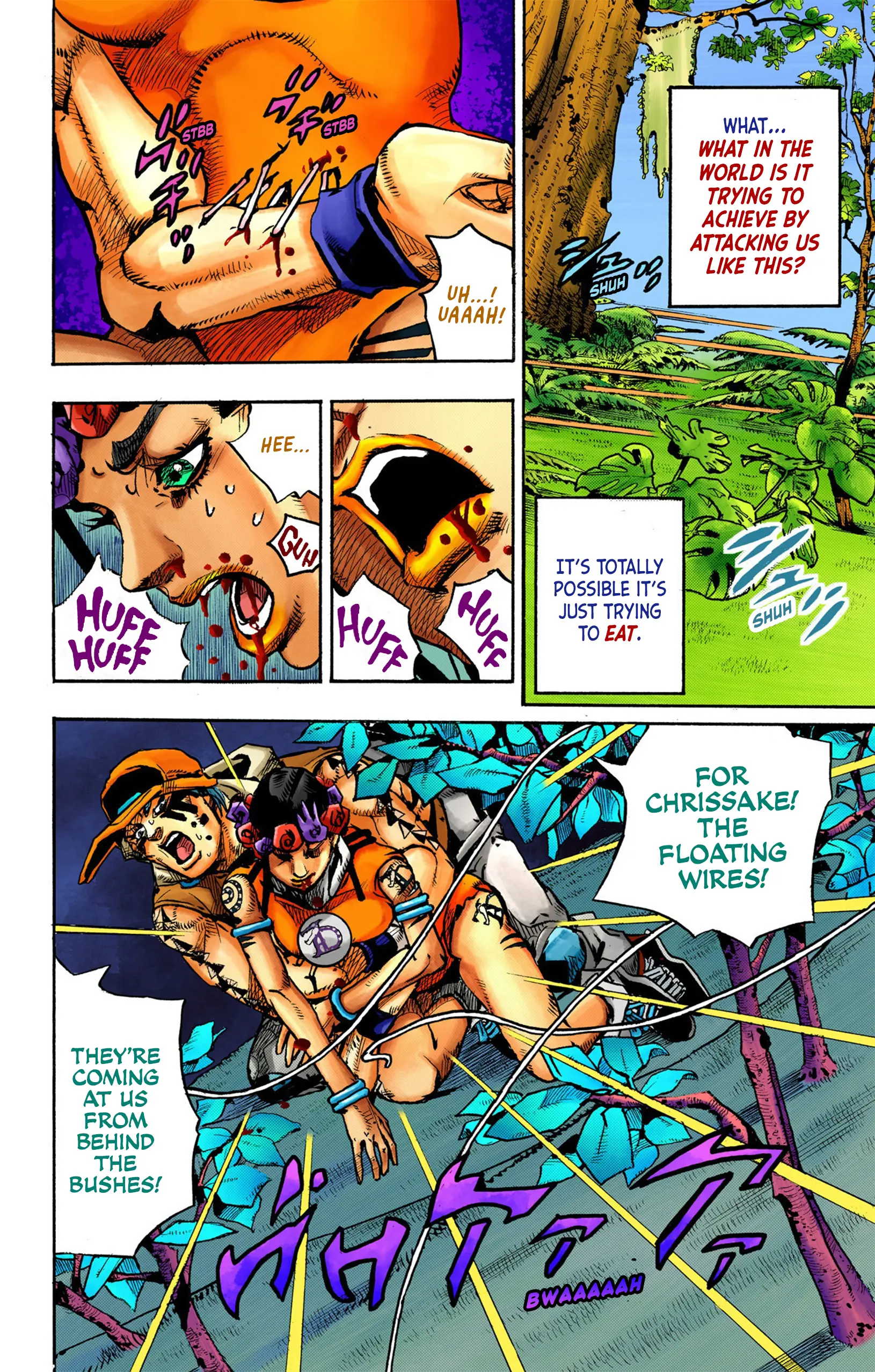 Jojo's Bizarre Adventure Part 9 - The Jojolands (Official Colored) - Vol.2 Chapter 7: Hualalai - Cat Size, Part 2