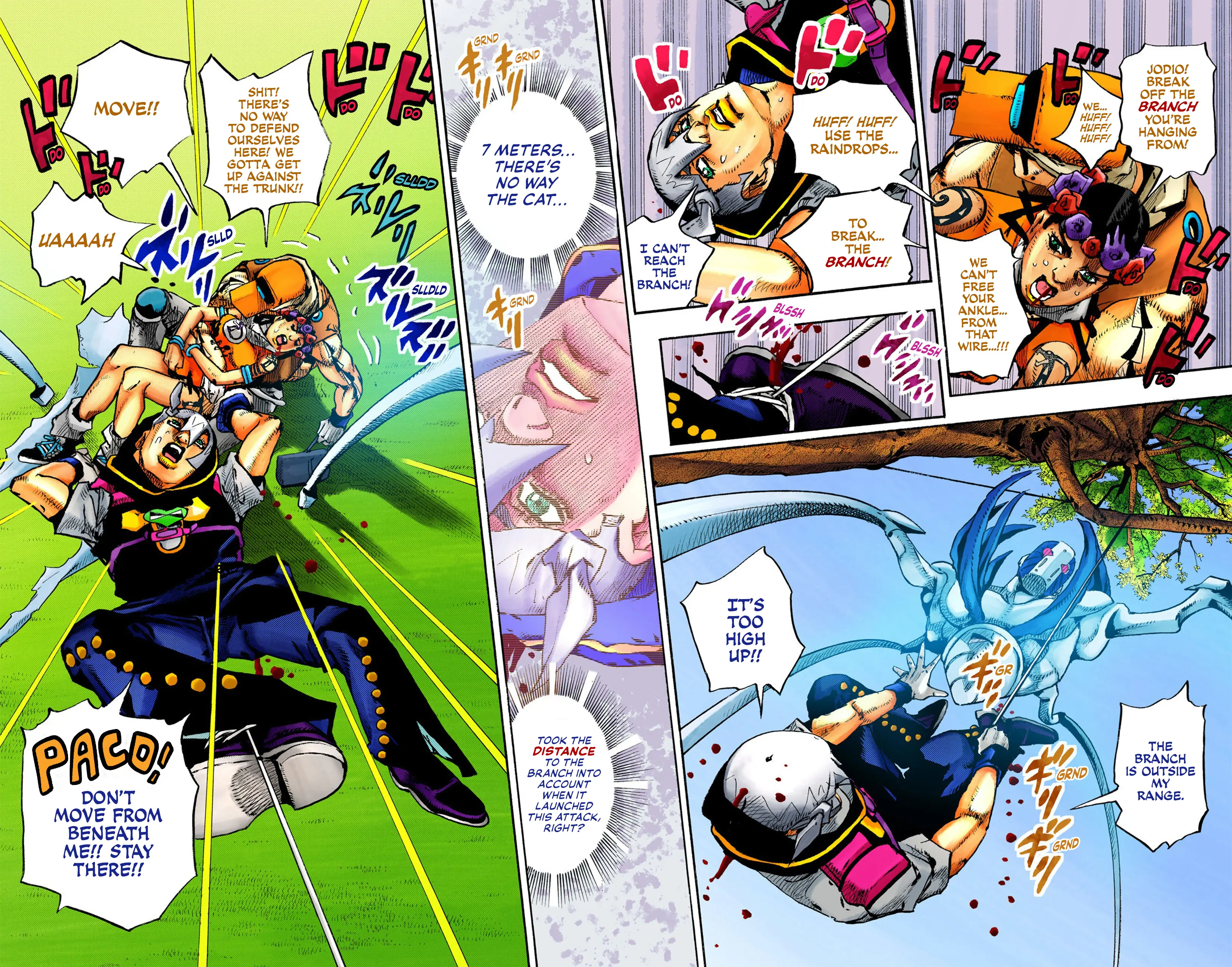 Jojo's Bizarre Adventure Part 9 - The Jojolands (Official Colored) - Vol.2 Chapter 7: Hualalai - Cat Size, Part 2