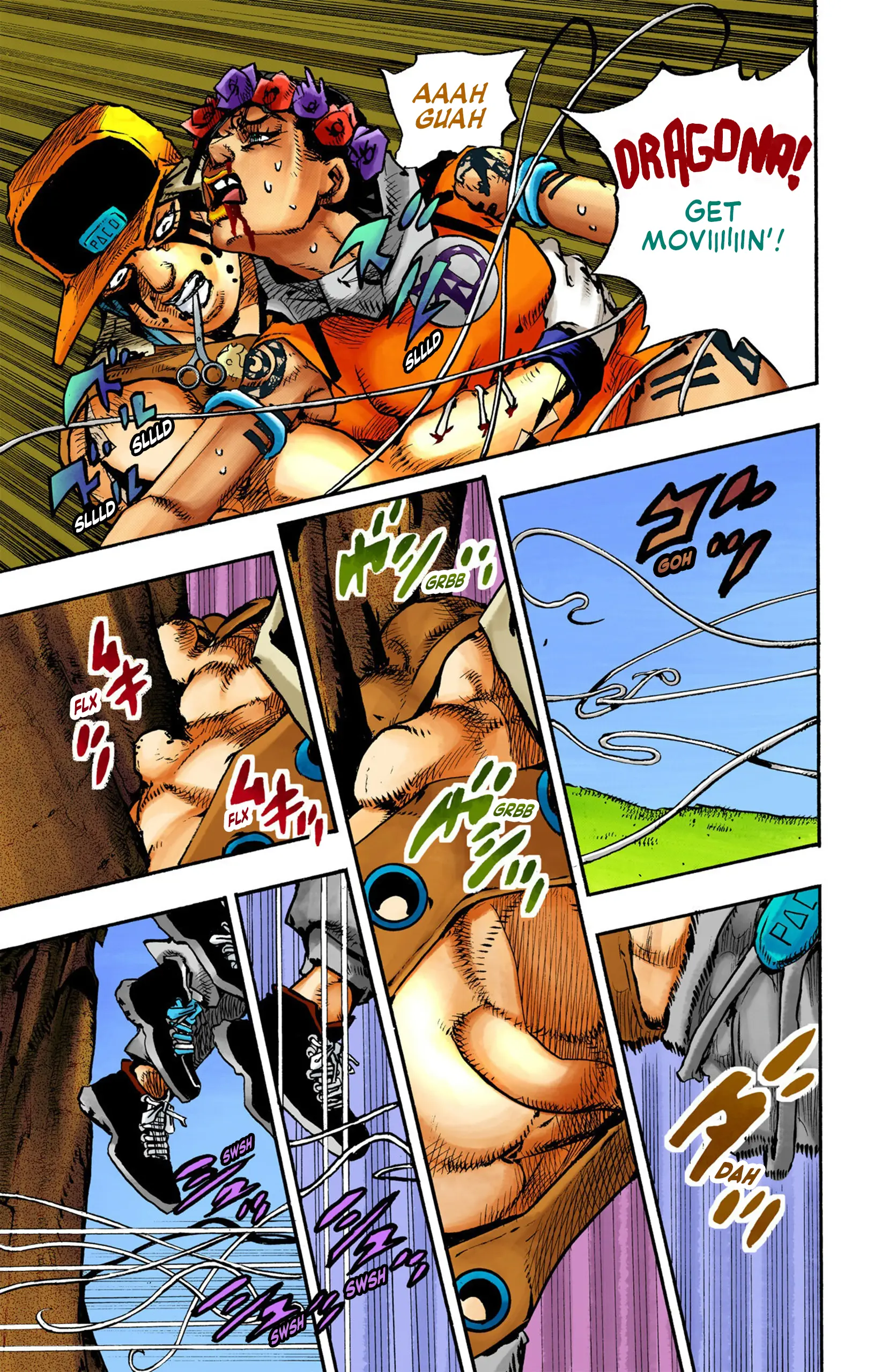 Jojo's Bizarre Adventure Part 9 - The Jojolands (Official Colored) - Vol.2 Chapter 7: Hualalai - Cat Size, Part 2