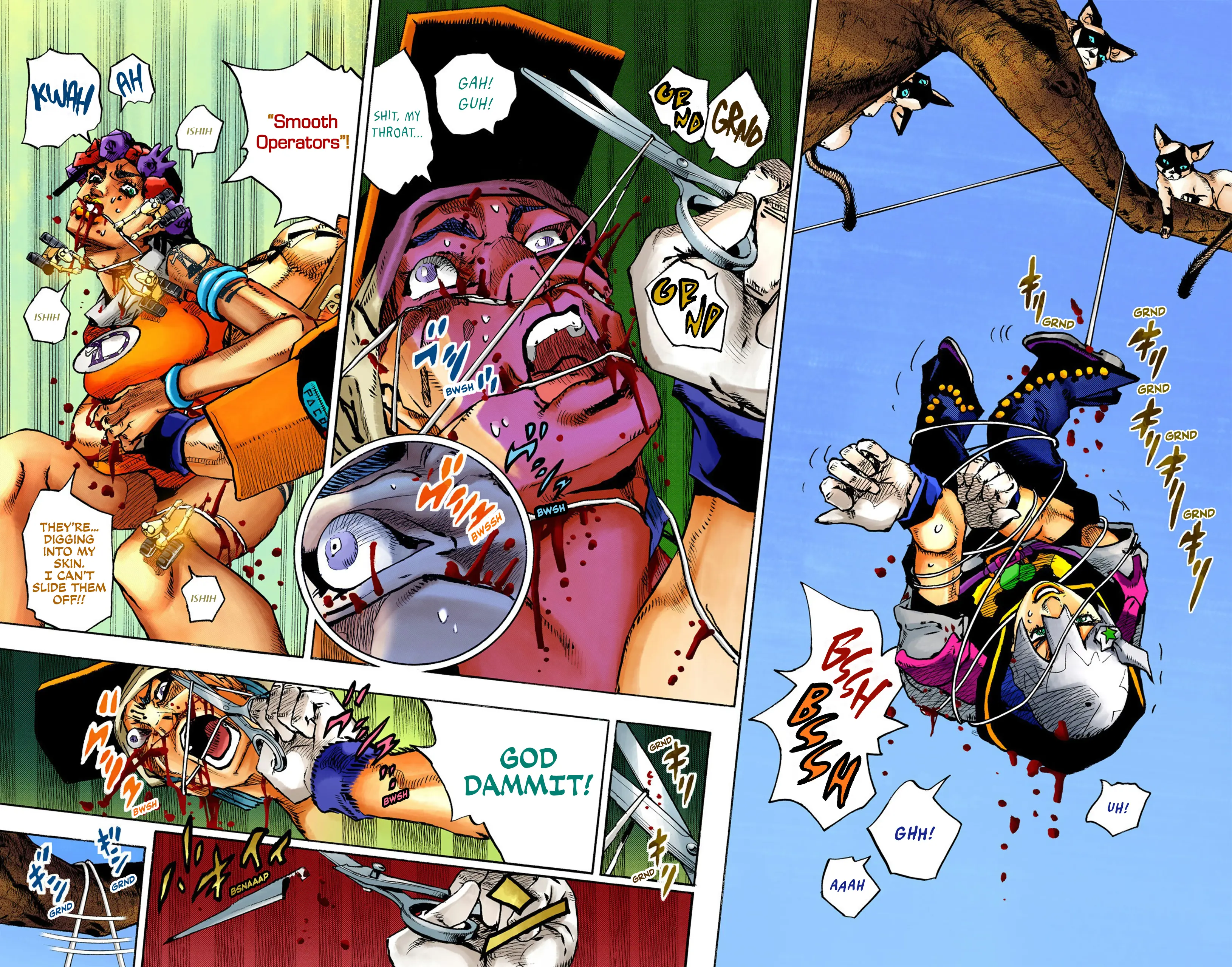 Jojo's Bizarre Adventure Part 9 - The Jojolands (Official Colored) - Vol.2 Chapter 7: Hualalai - Cat Size, Part 2