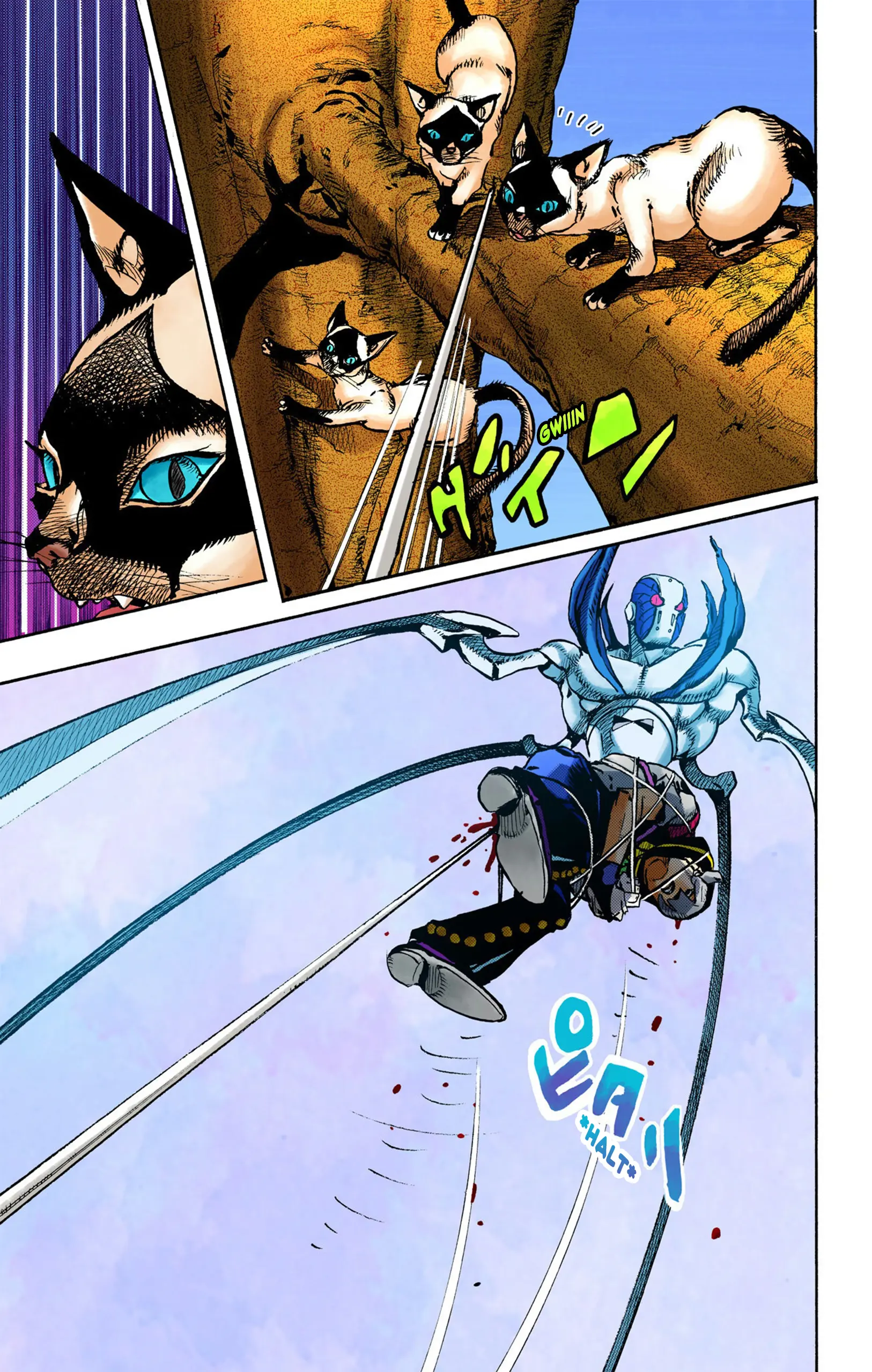 Jojo's Bizarre Adventure Part 9 - The Jojolands (Official Colored) - Vol.2 Chapter 7: Hualalai - Cat Size, Part 2