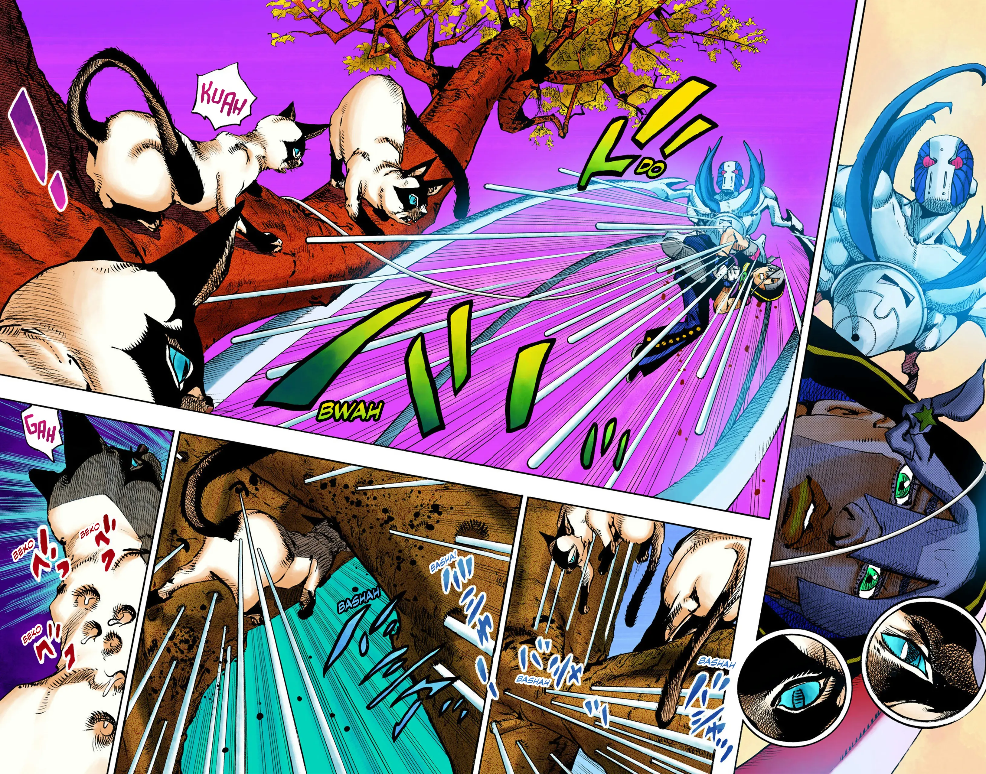 Jojo's Bizarre Adventure Part 9 - The Jojolands (Official Colored) - Vol.2 Chapter 7: Hualalai - Cat Size, Part 2