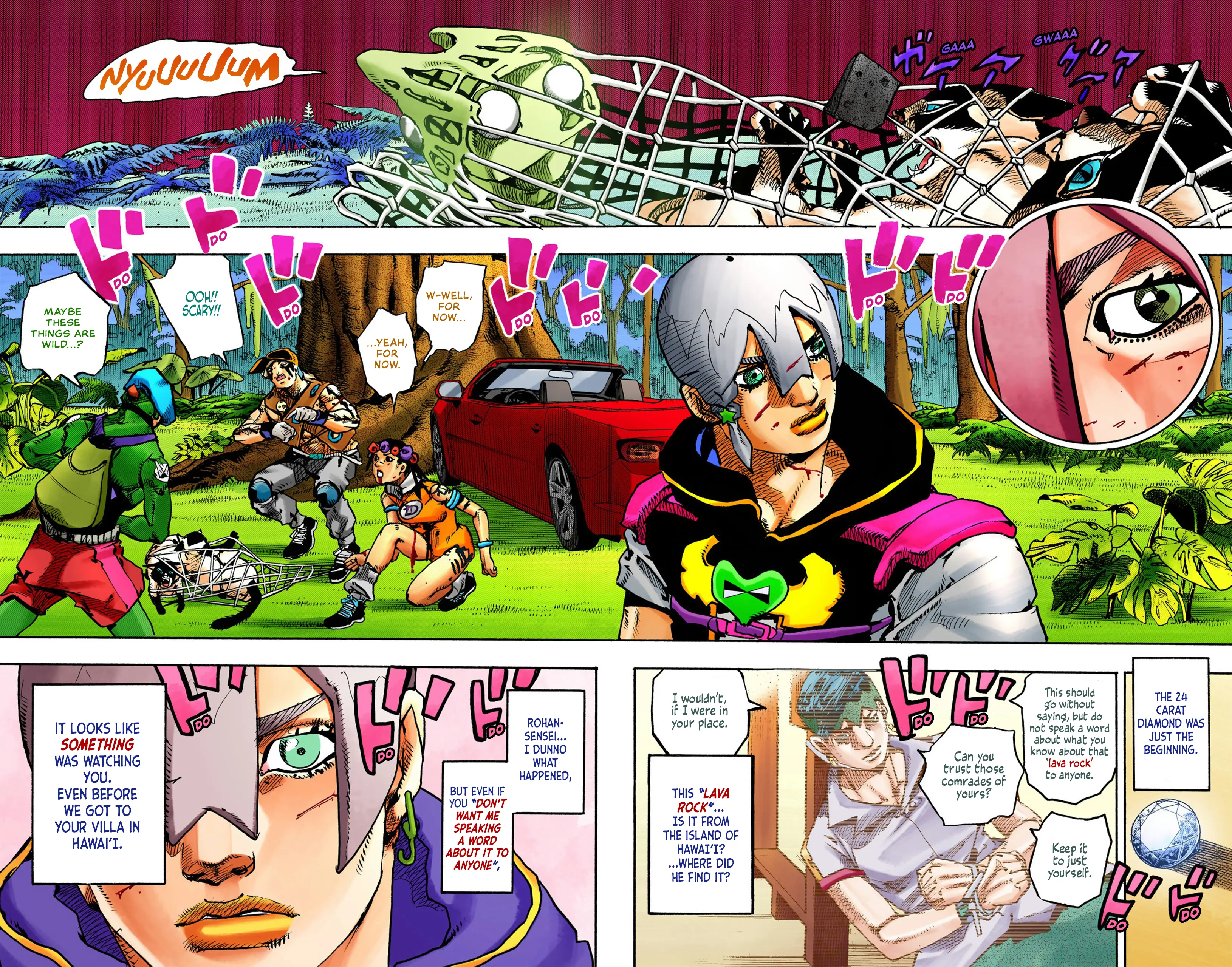 Jojo's Bizarre Adventure Part 9 - The Jojolands (Official Colored) - Vol.2 Chapter 7: Hualalai - Cat Size, Part 2