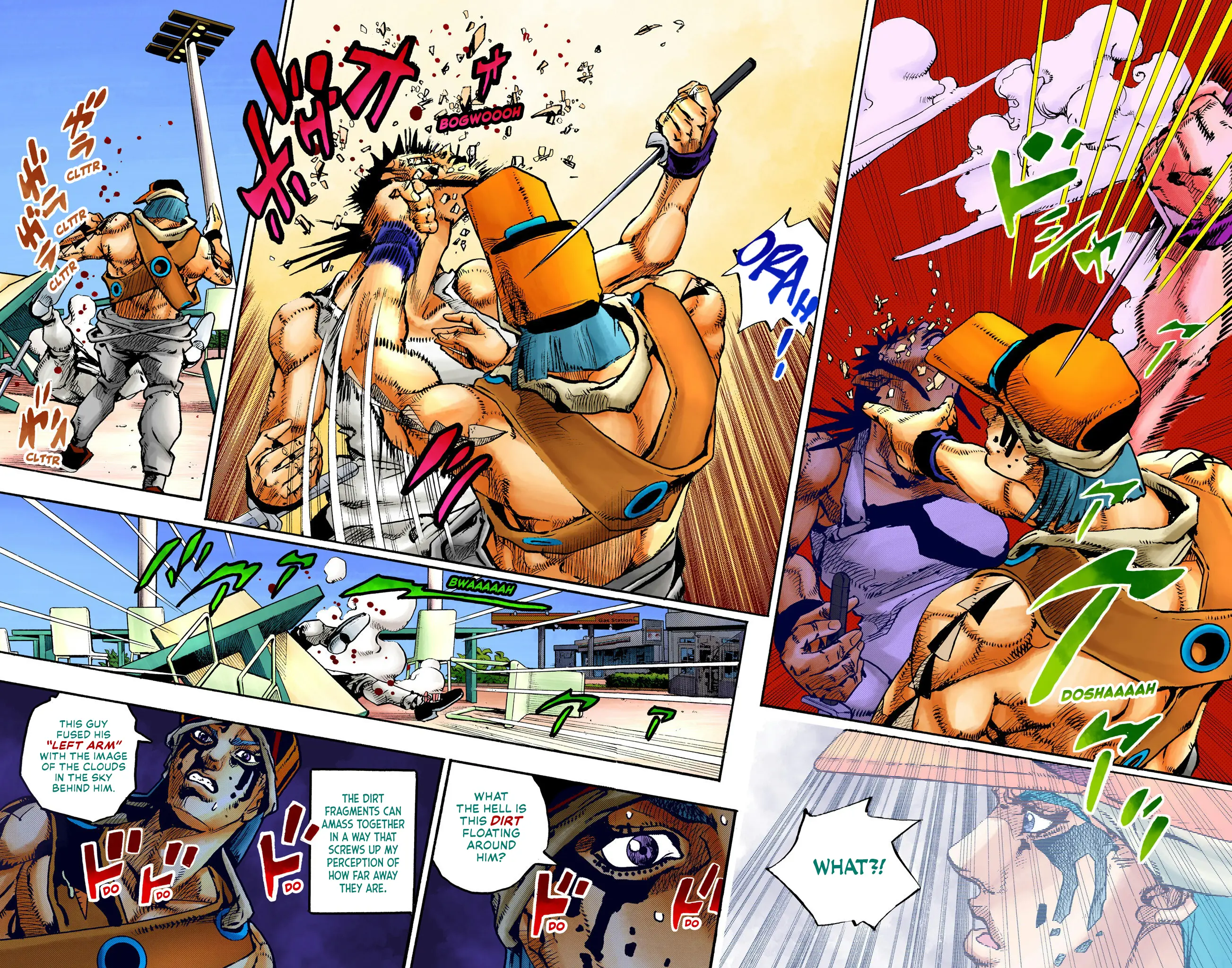 Jojo's Bizarre Adventure Part 9 - The Jojolands (Official Colored) - Vol.3 Chapter 10: Kailua-Kona - Flight Waiting Time Part 2