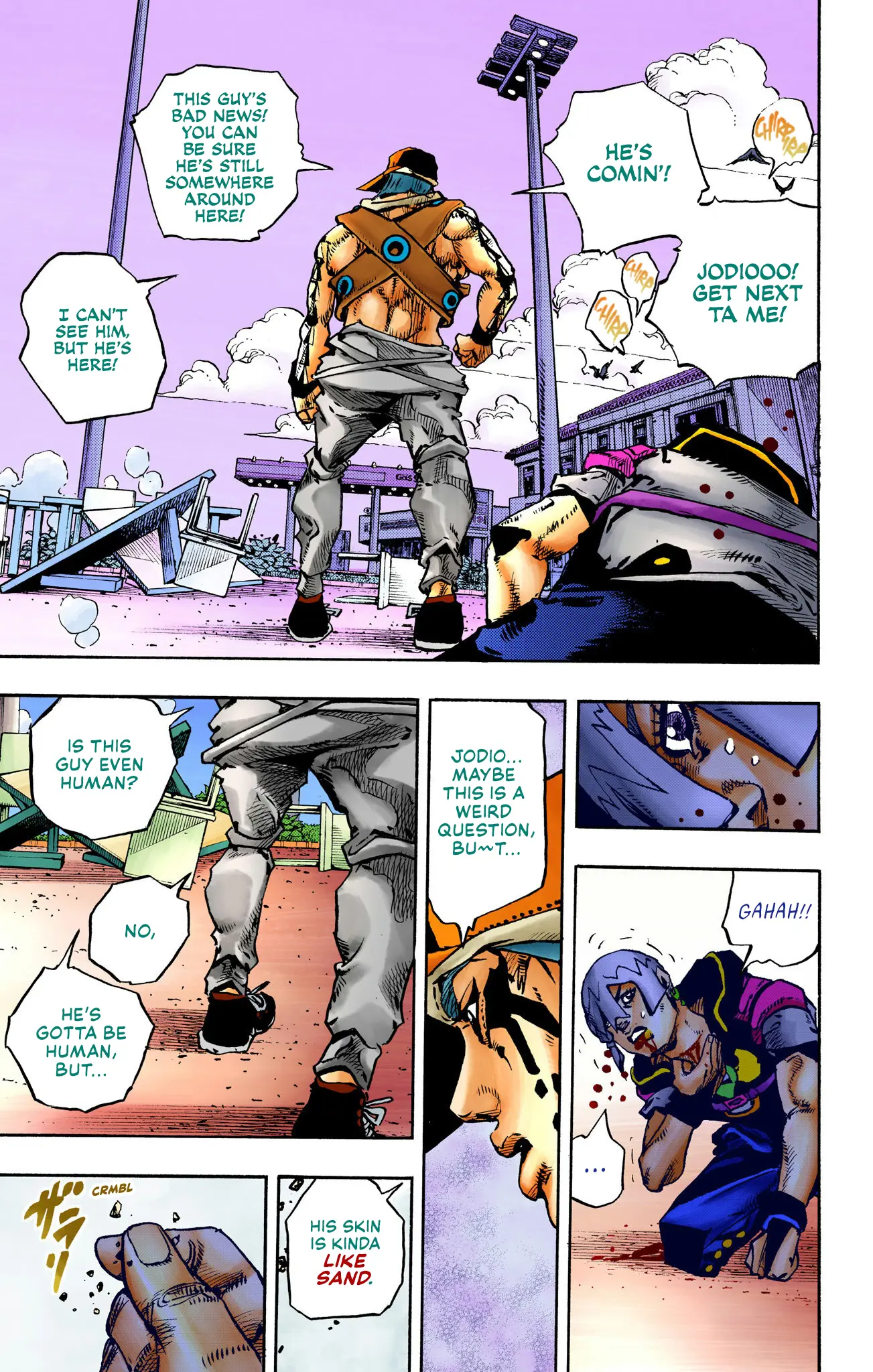 Jojo's Bizarre Adventure Part 9 - The Jojolands (Official Colored) - Vol.3 Chapter 10: Kailua-Kona - Flight Waiting Time Part 2