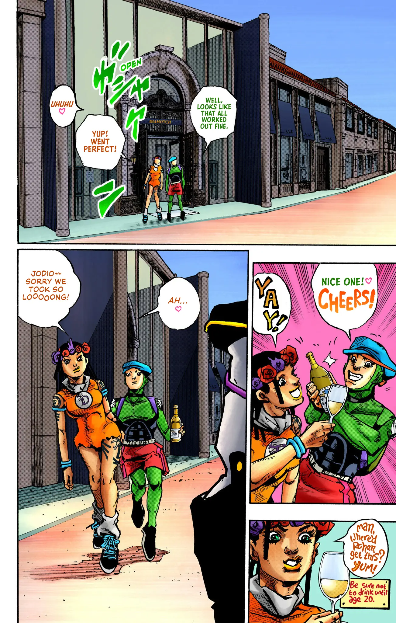 Jojo's Bizarre Adventure Part 9 - The Jojolands (Official Colored) - Vol.3 Chapter 10: Kailua-Kona - Flight Waiting Time Part 2