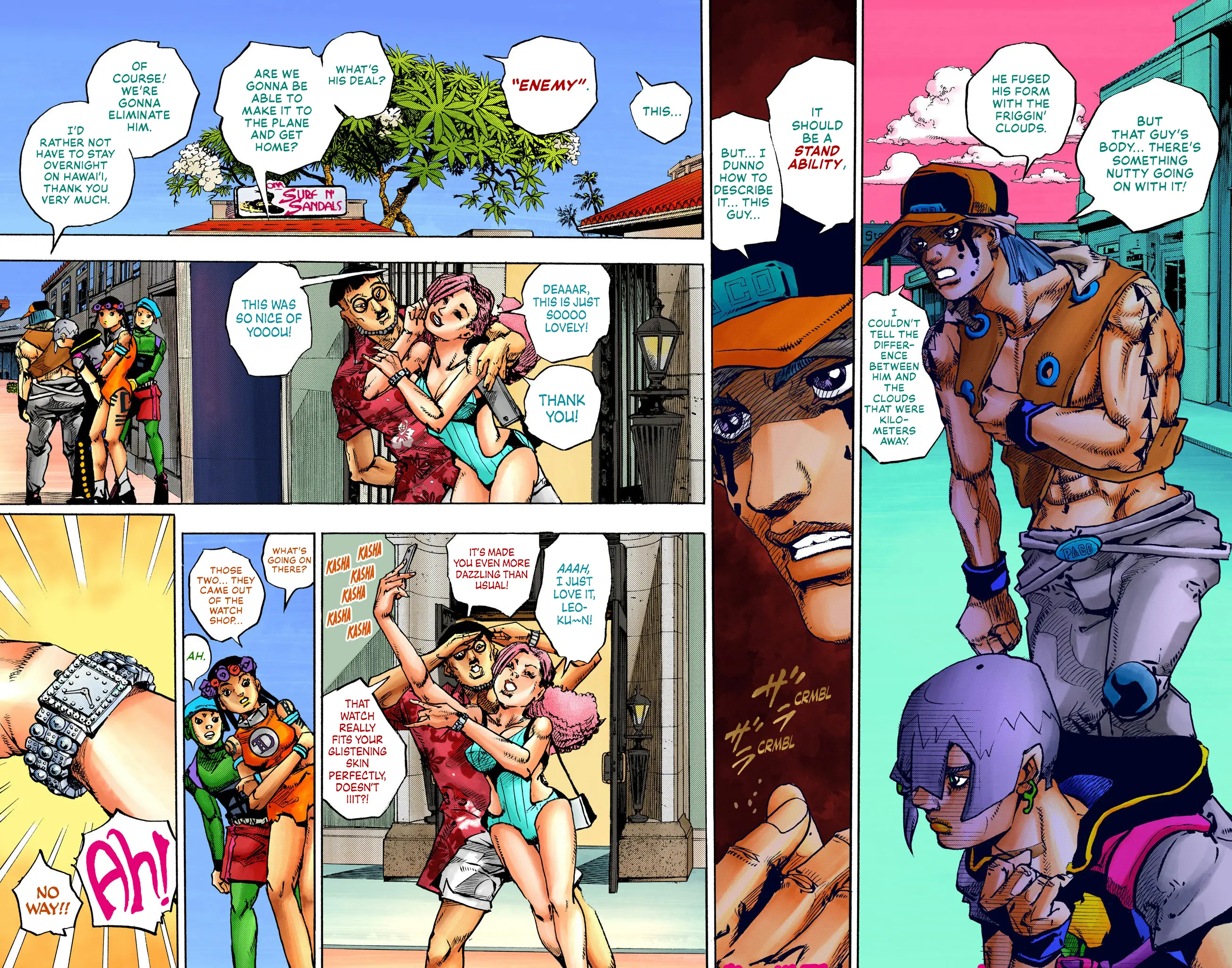 Jojo's Bizarre Adventure Part 9 - The Jojolands (Official Colored) - Vol.3 Chapter 10: Kailua-Kona - Flight Waiting Time Part 2