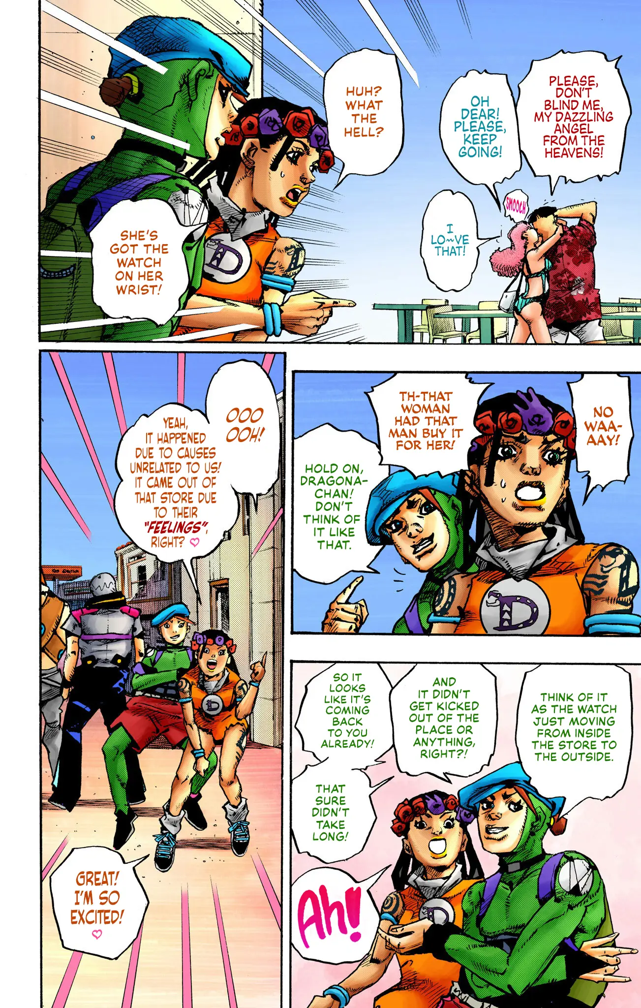 Jojo's Bizarre Adventure Part 9 - The Jojolands (Official Colored) - Vol.3 Chapter 10: Kailua-Kona - Flight Waiting Time Part 2