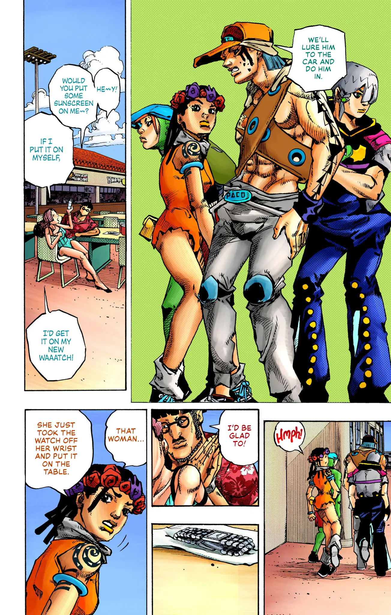 Jojo's Bizarre Adventure Part 9 - The Jojolands (Official Colored) - Vol.3 Chapter 10: Kailua-Kona - Flight Waiting Time Part 2