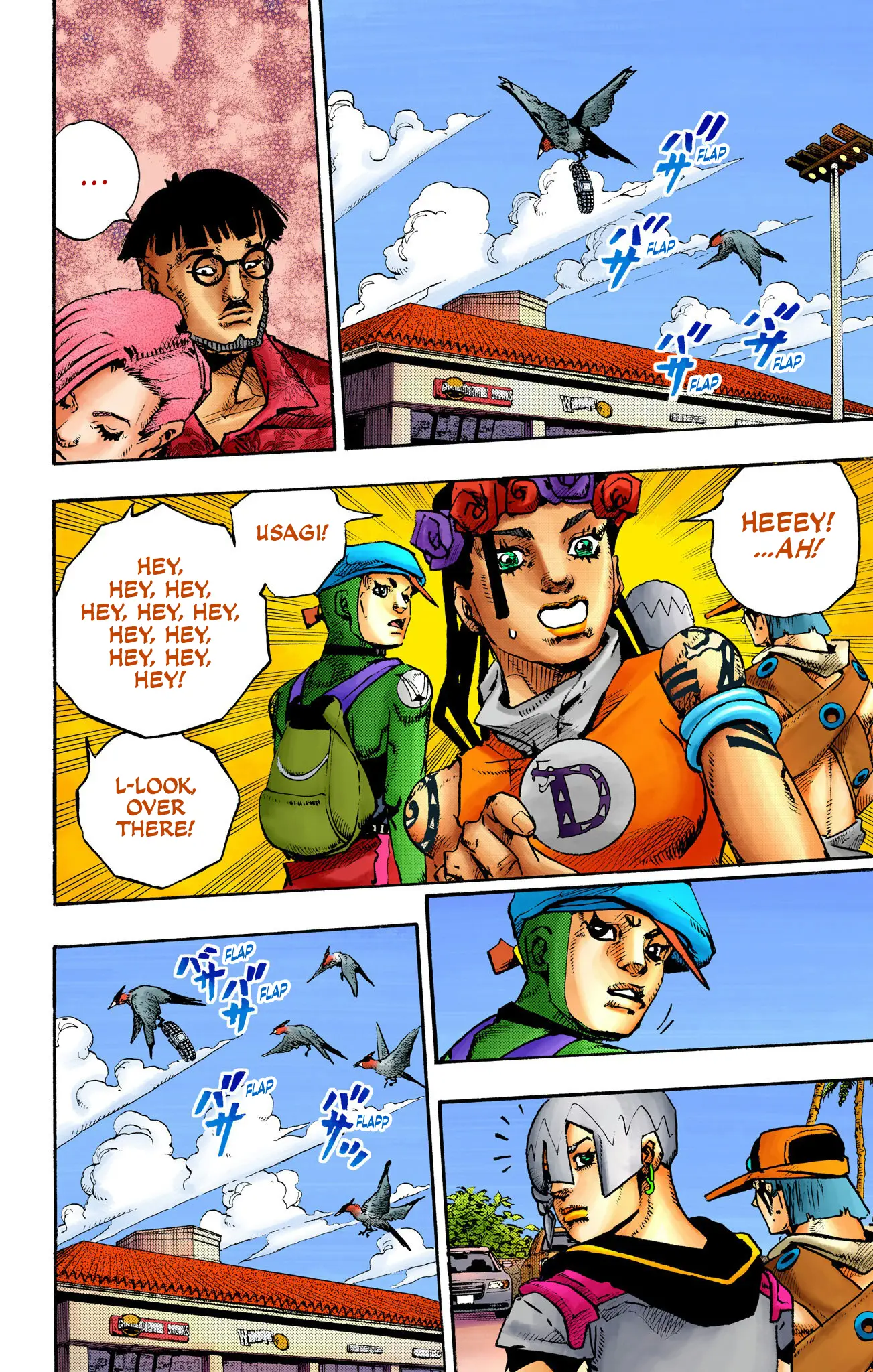 Jojo's Bizarre Adventure Part 9 - The Jojolands (Official Colored) - Vol.3 Chapter 10: Kailua-Kona - Flight Waiting Time Part 2