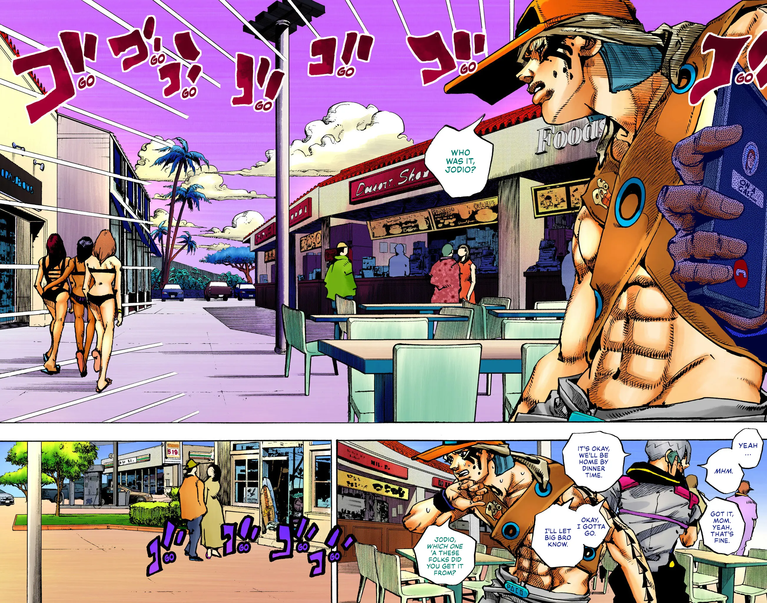 Jojo's Bizarre Adventure Part 9 - The Jojolands (Official Colored) - Vol.3 Chapter 9: Kailua-Kona - Flight Waiting Time Part 1