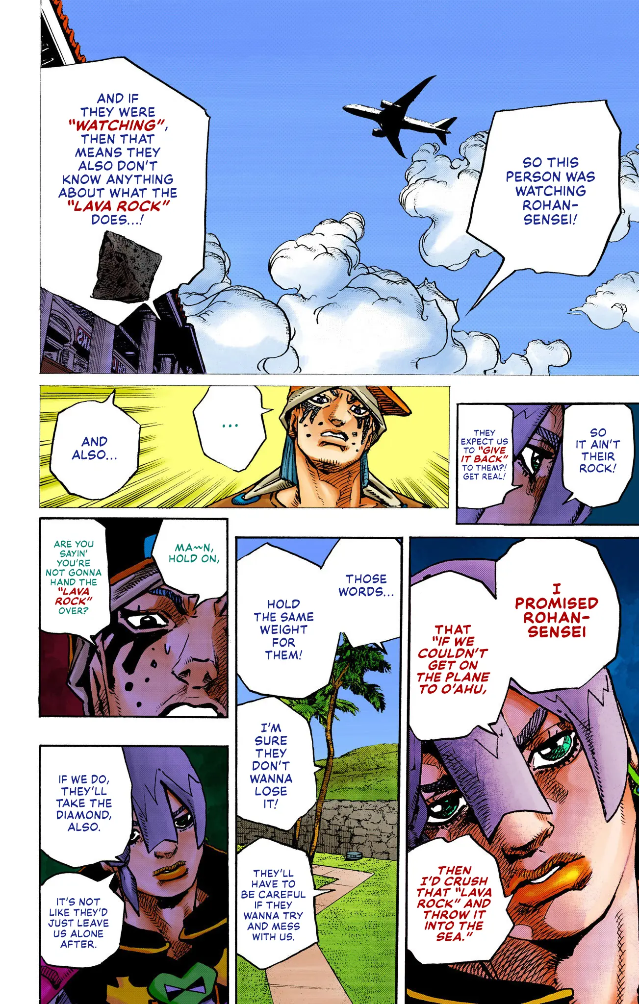 Jojo's Bizarre Adventure Part 9 - The Jojolands (Official Colored) - Vol.3 Chapter 9: Kailua-Kona - Flight Waiting Time Part 1