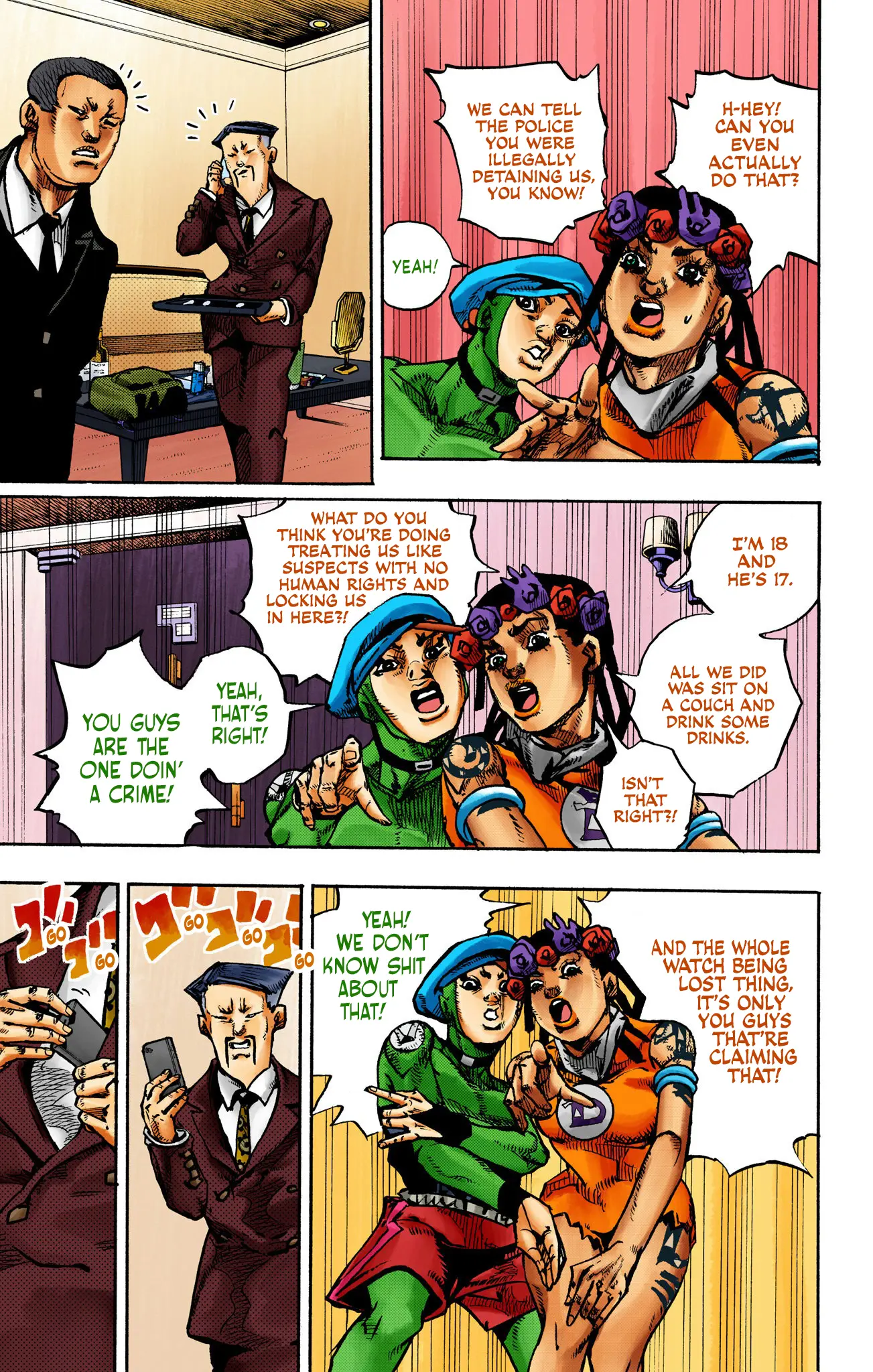 Jojo's Bizarre Adventure Part 9 - The Jojolands (Official Colored) - Vol.3 Chapter 9: Kailua-Kona - Flight Waiting Time Part 1