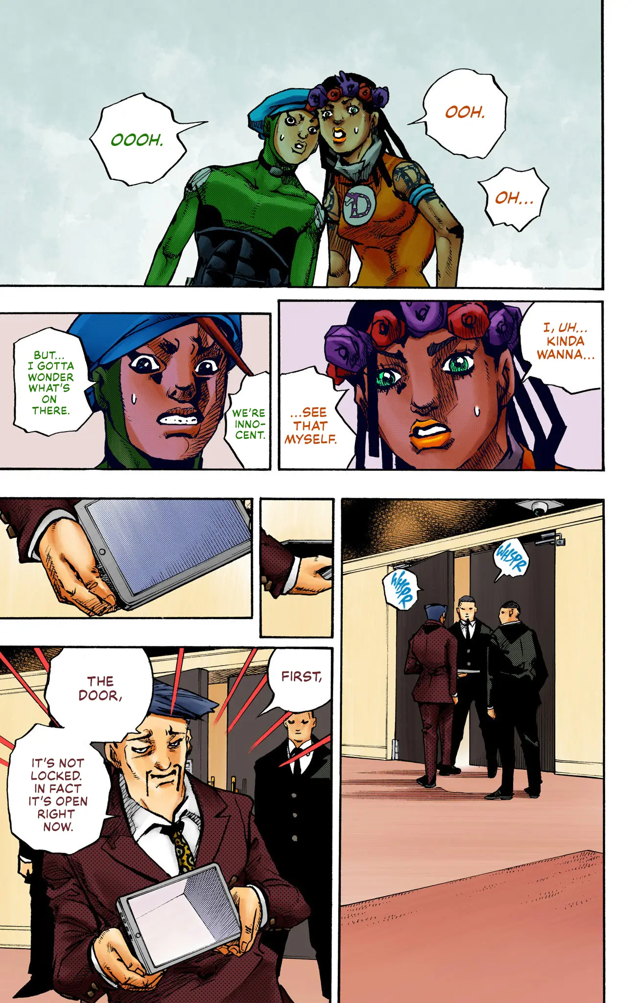 Jojo's Bizarre Adventure Part 9 - The Jojolands (Official Colored) - Vol.3 Chapter 9: Kailua-Kona - Flight Waiting Time Part 1