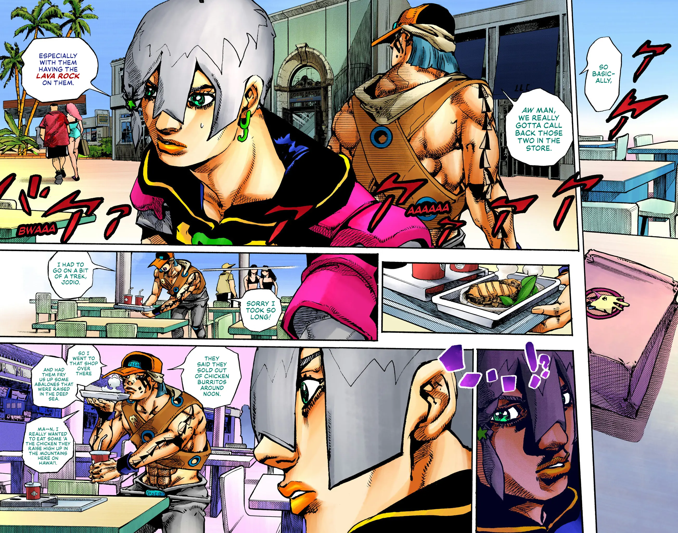 Jojo's Bizarre Adventure Part 9 - The Jojolands (Official Colored) - Vol.3 Chapter 9: Kailua-Kona - Flight Waiting Time Part 1