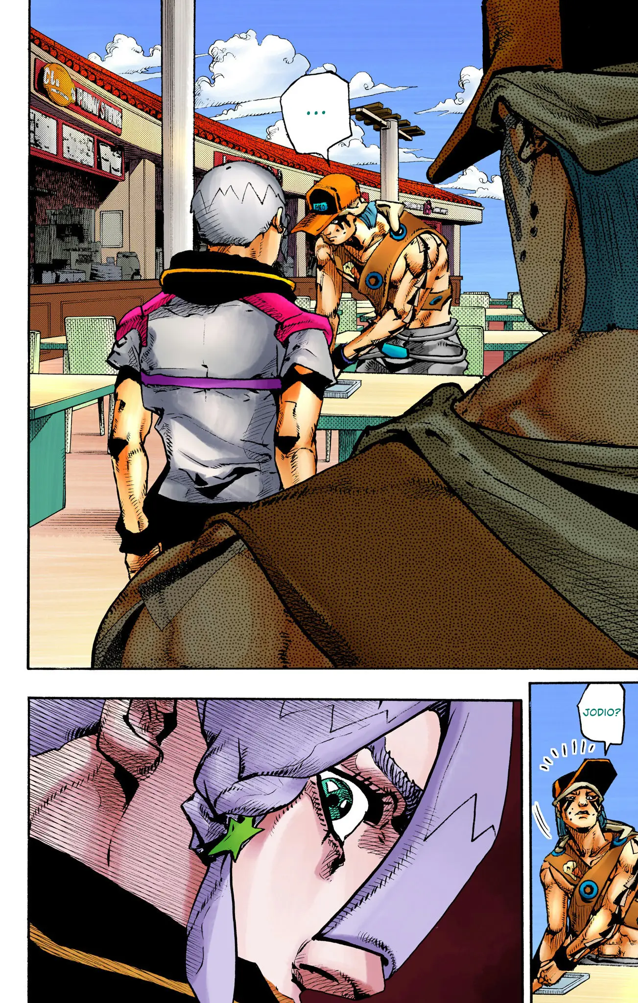 Jojo's Bizarre Adventure Part 9 - The Jojolands (Official Colored) - Vol.3 Chapter 9: Kailua-Kona - Flight Waiting Time Part 1