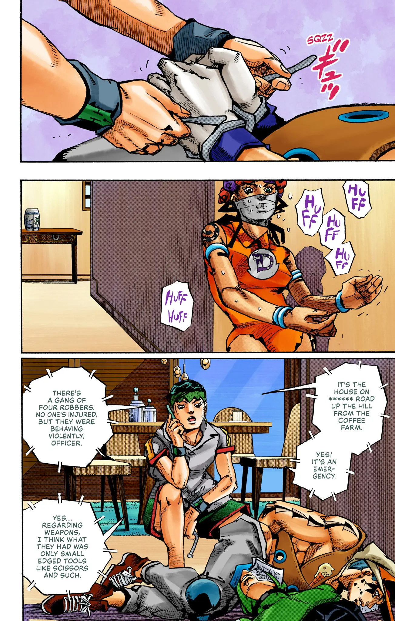 Jojo's Bizarre Adventure Part 9 - The Jojolands (Official Colored) - Vol.2 Chapter 5: Climb Higher