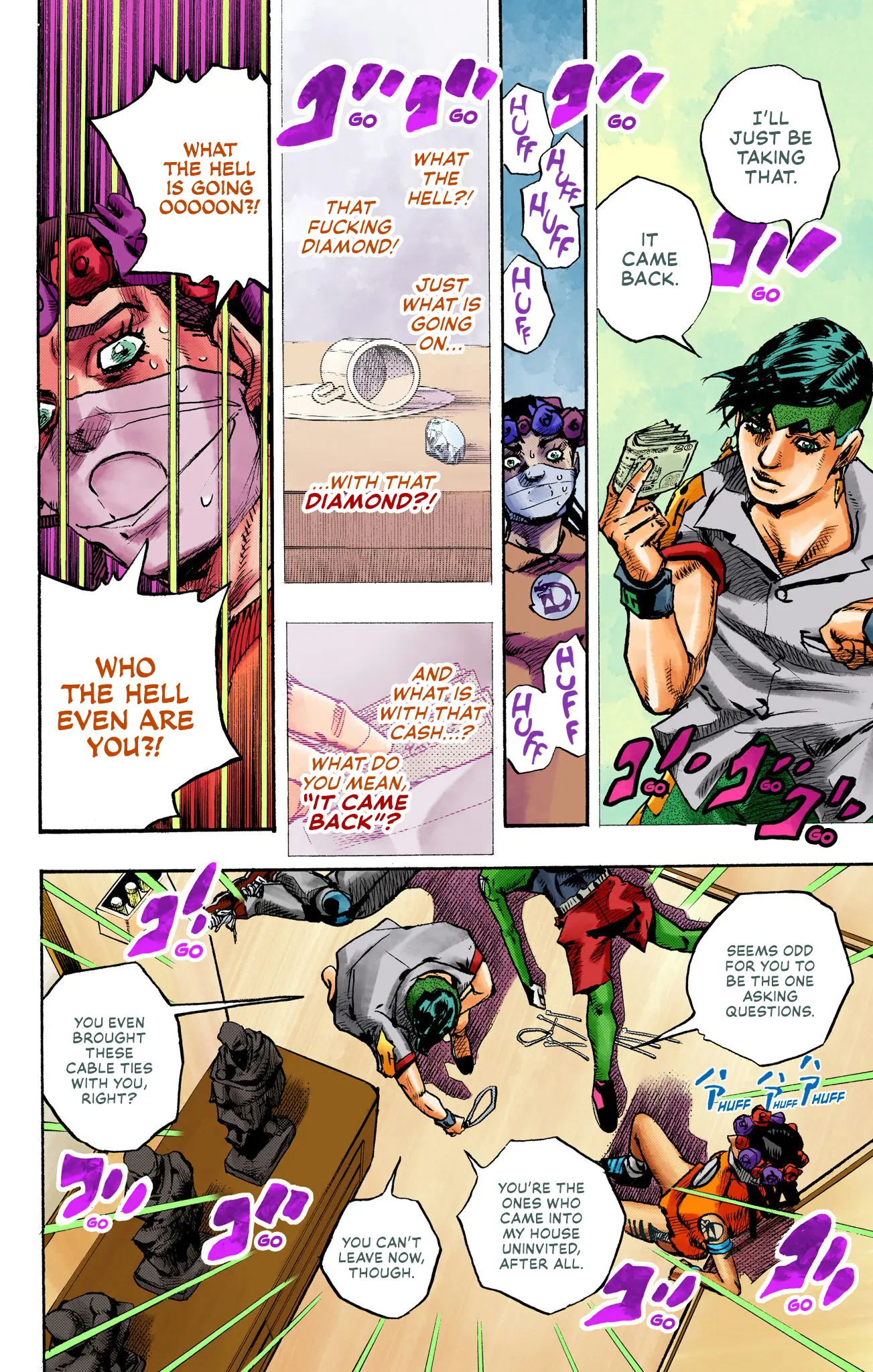 Jojo's Bizarre Adventure Part 9 - The Jojolands (Official Colored) - Vol.2 Chapter 5: Climb Higher