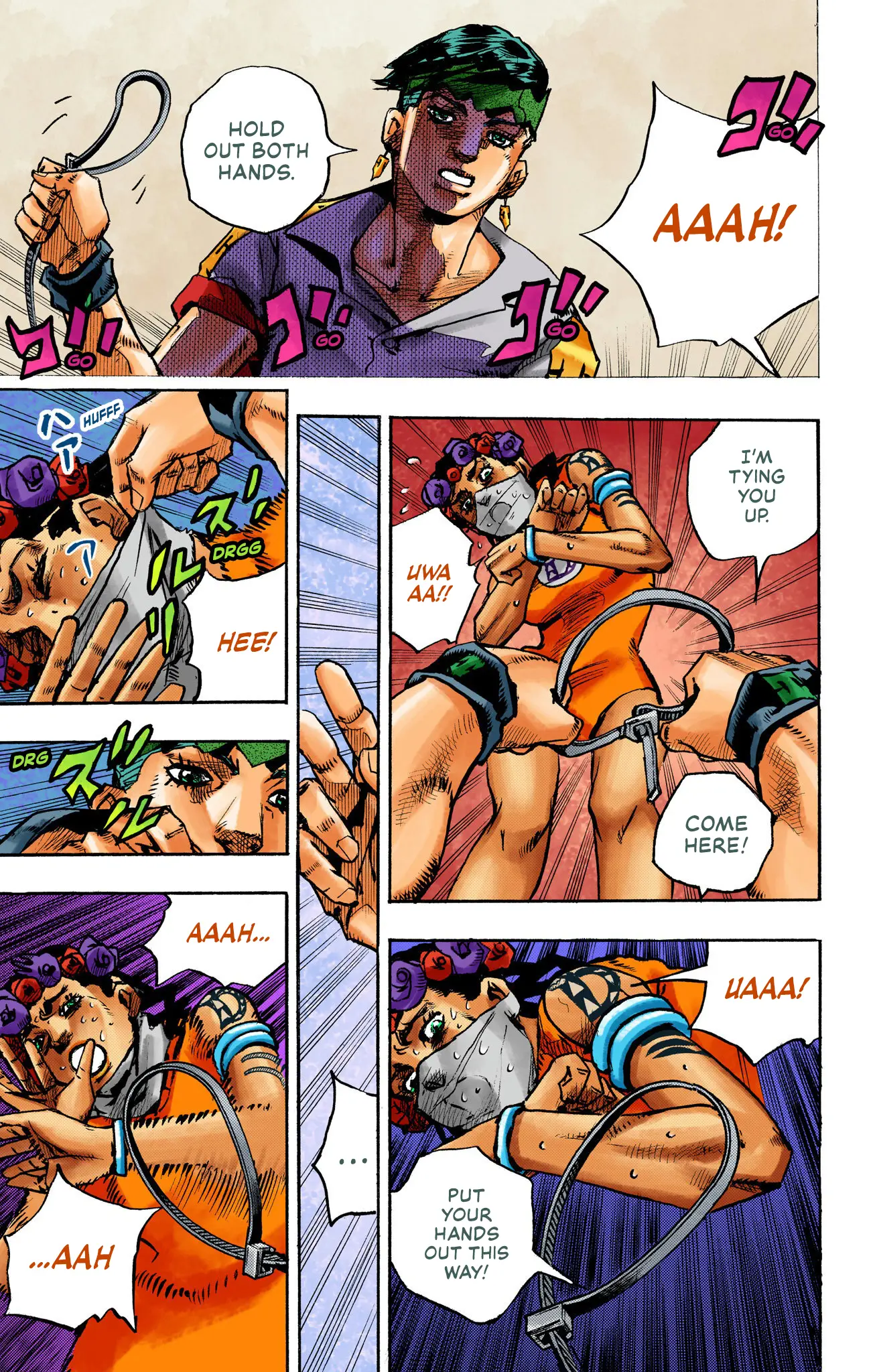 Jojo's Bizarre Adventure Part 9 - The Jojolands (Official Colored) - Vol.2 Chapter 5: Climb Higher