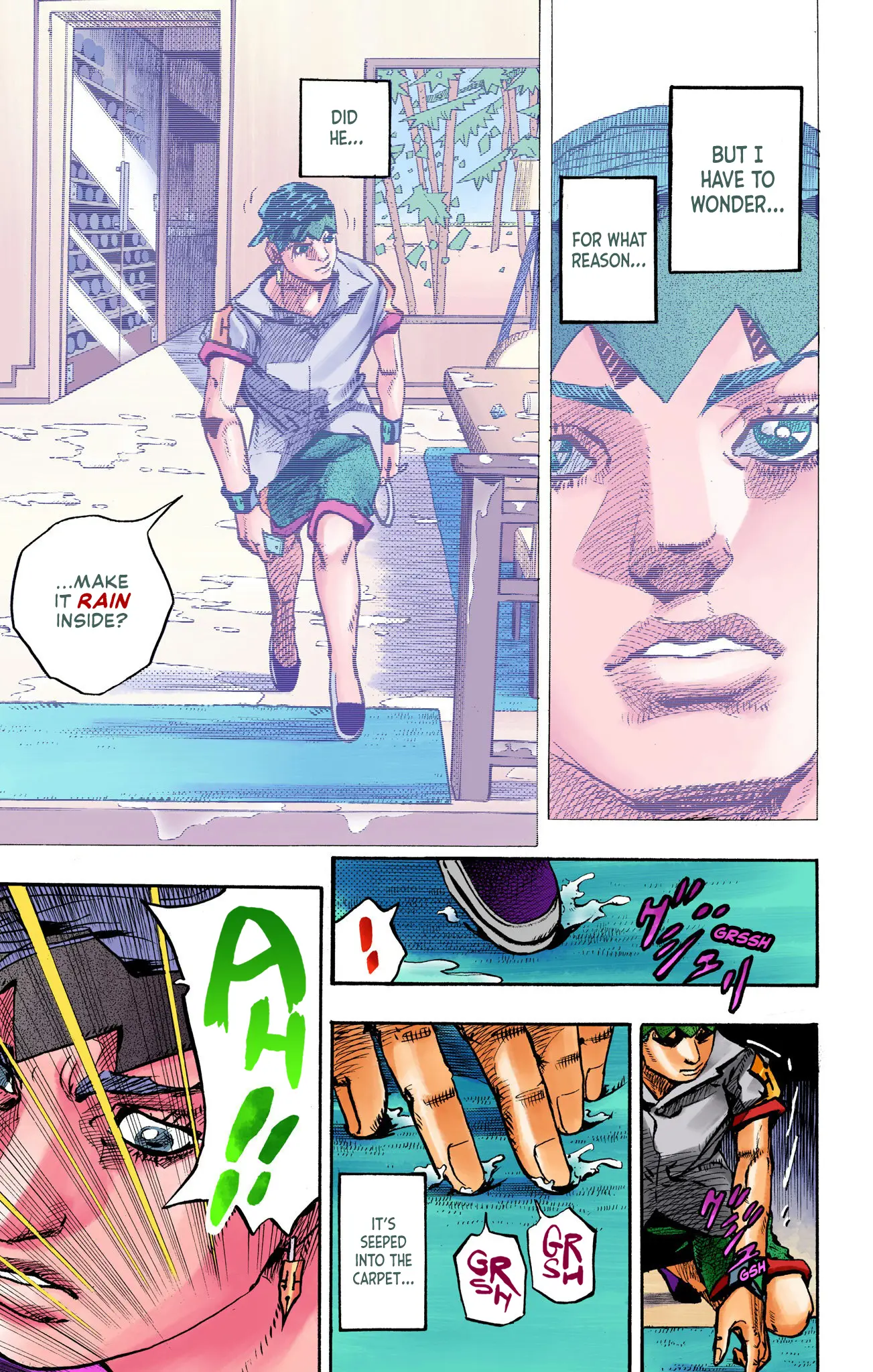 Jojo's Bizarre Adventure Part 9 - The Jojolands (Official Colored) - Vol.2 Chapter 5: Climb Higher