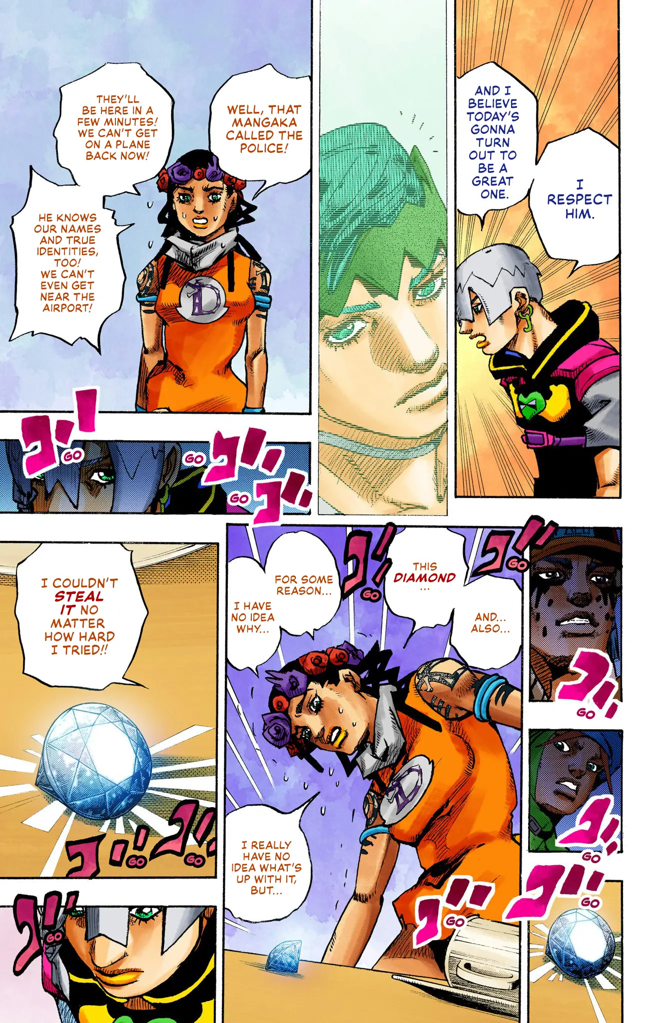 Jojo's Bizarre Adventure Part 9 - The Jojolands (Official Colored) - Vol.2 Chapter 5: Climb Higher