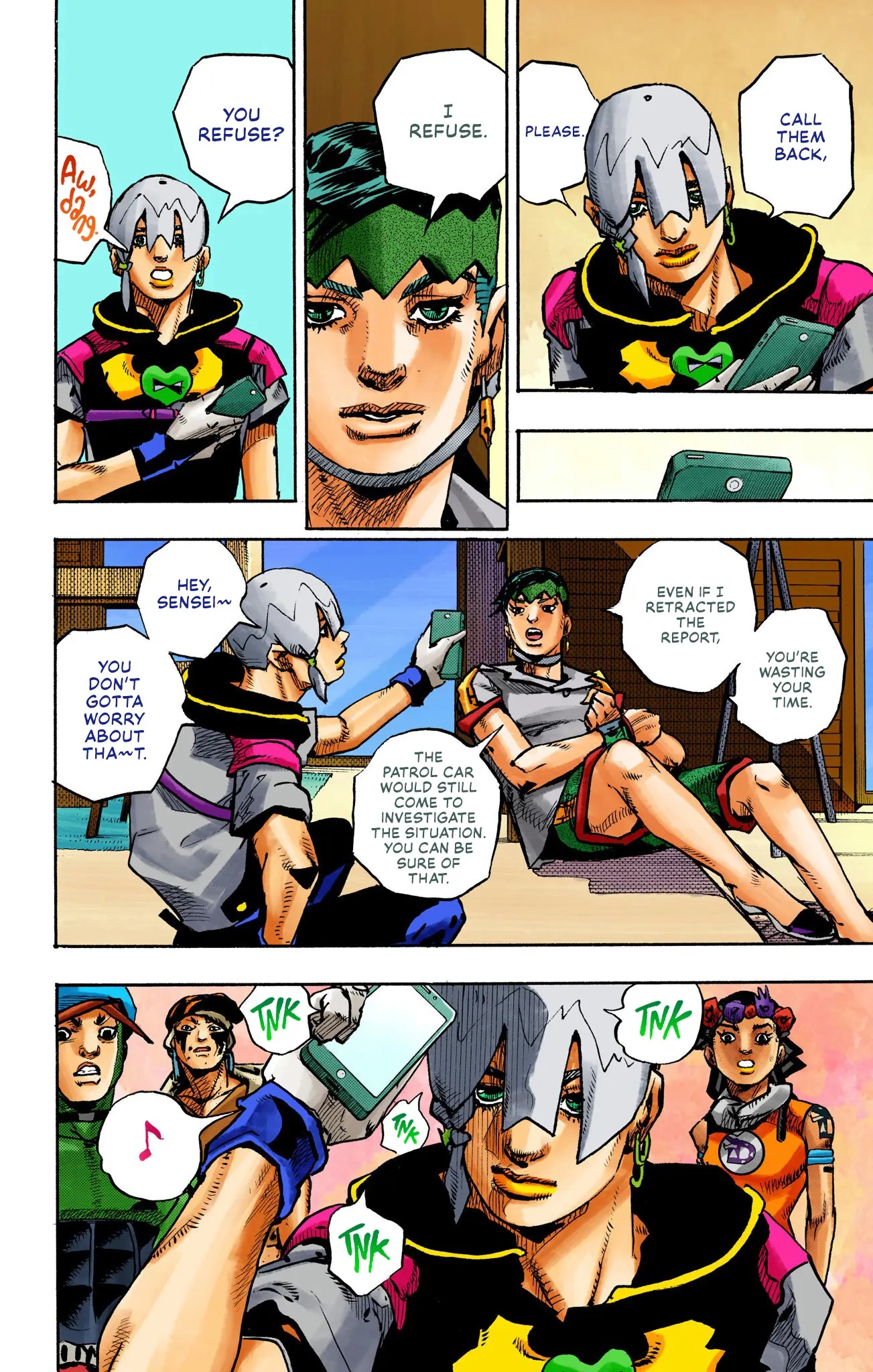 Jojo's Bizarre Adventure Part 9 - The Jojolands (Official Colored) - Vol.2 Chapter 5: Climb Higher