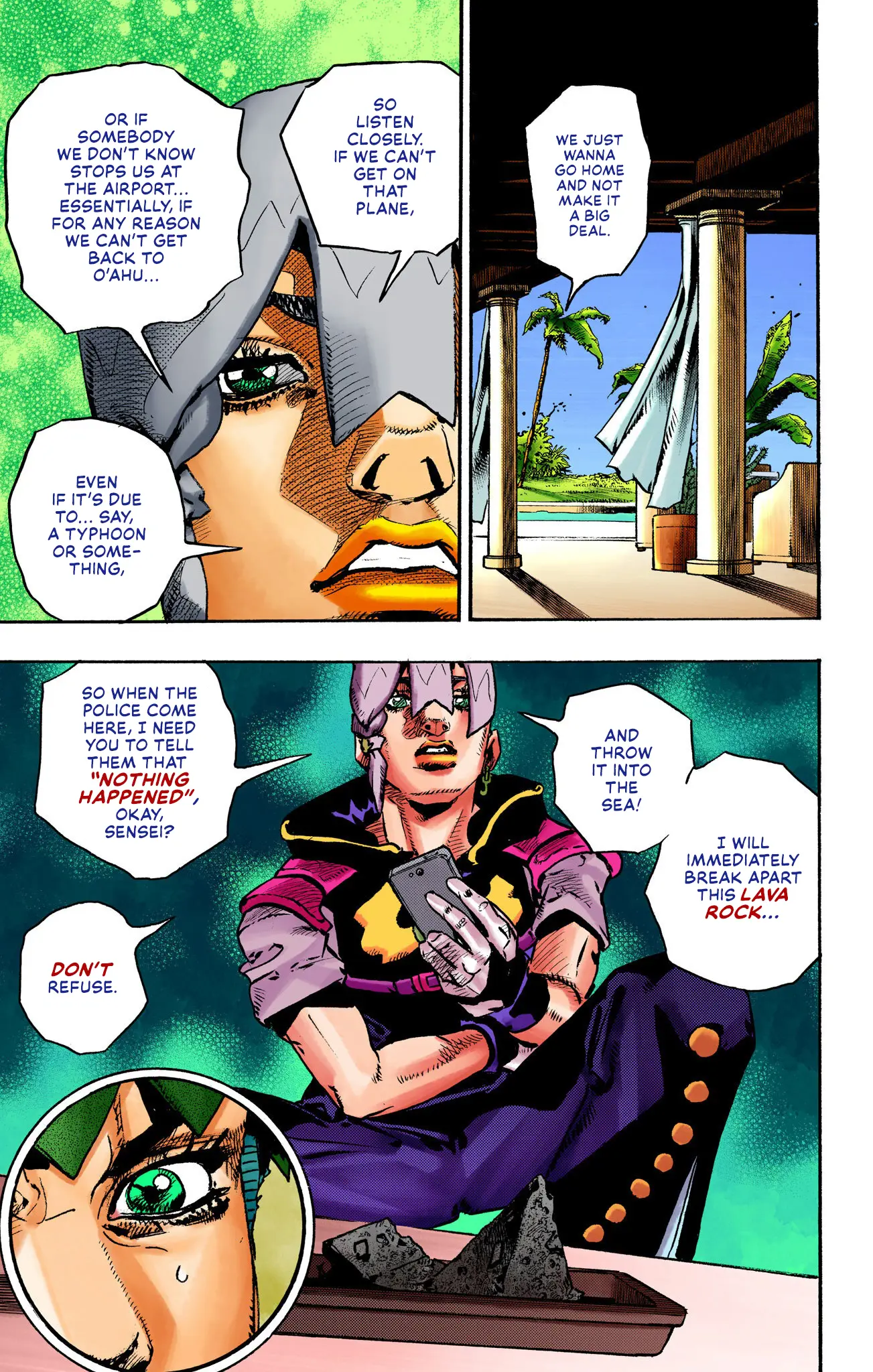 Jojo's Bizarre Adventure Part 9 - The Jojolands (Official Colored) - Vol.2 Chapter 5: Climb Higher