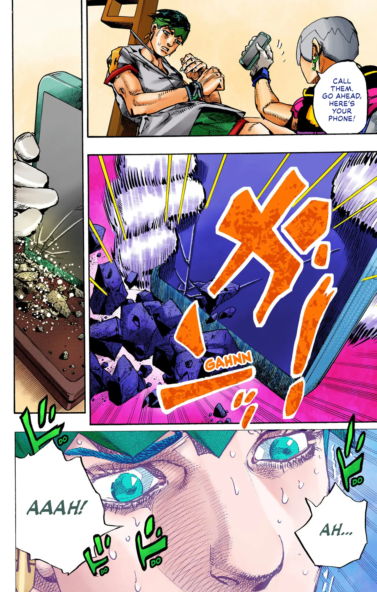 Jojo's Bizarre Adventure Part 9 - The Jojolands (Official Colored) - Vol.2 Chapter 5: Climb Higher