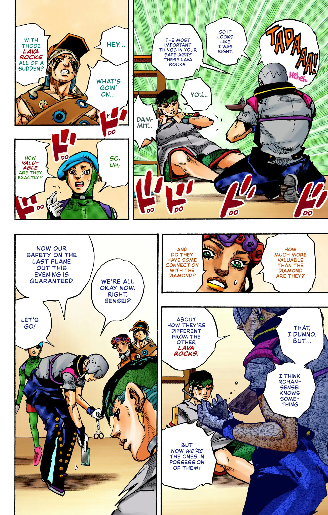 Jojo's Bizarre Adventure Part 9 - The Jojolands (Official Colored) - Vol.2 Chapter 5: Climb Higher