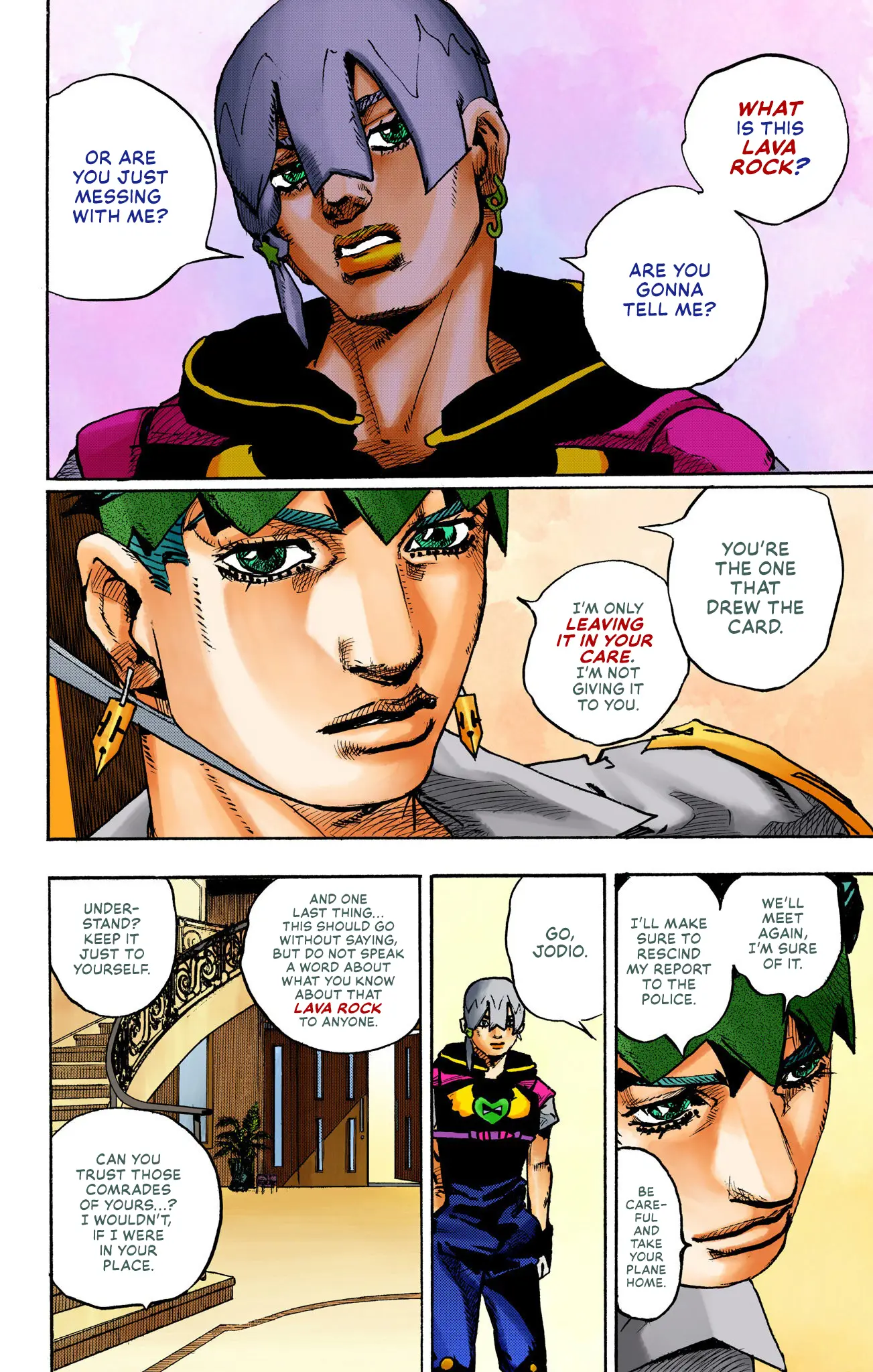 Jojo's Bizarre Adventure Part 9 - The Jojolands (Official Colored) - Vol.2 Chapter 5: Climb Higher