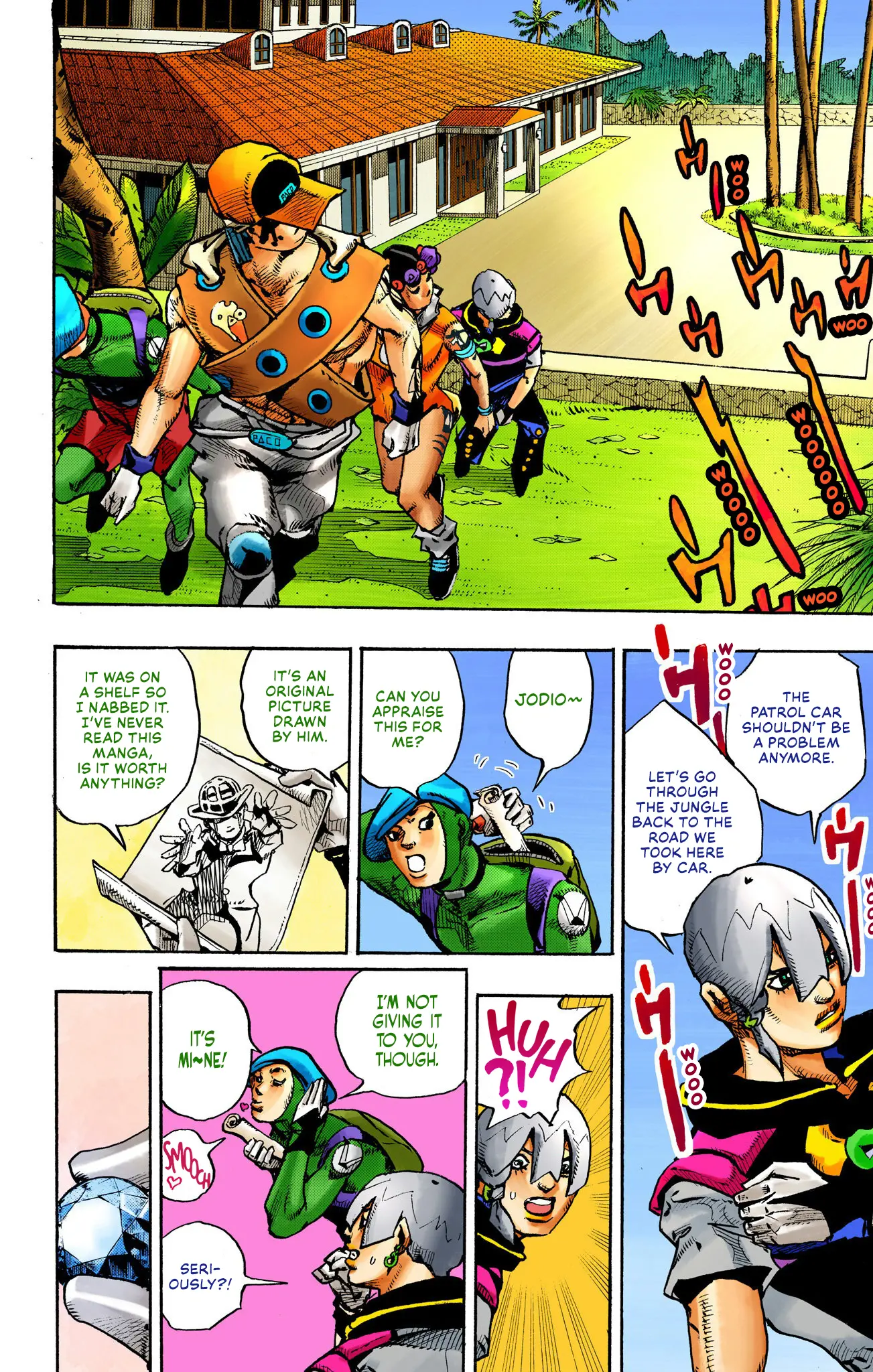 Jojo's Bizarre Adventure Part 9 - The Jojolands (Official Colored) - Vol.2 Chapter 5: Climb Higher