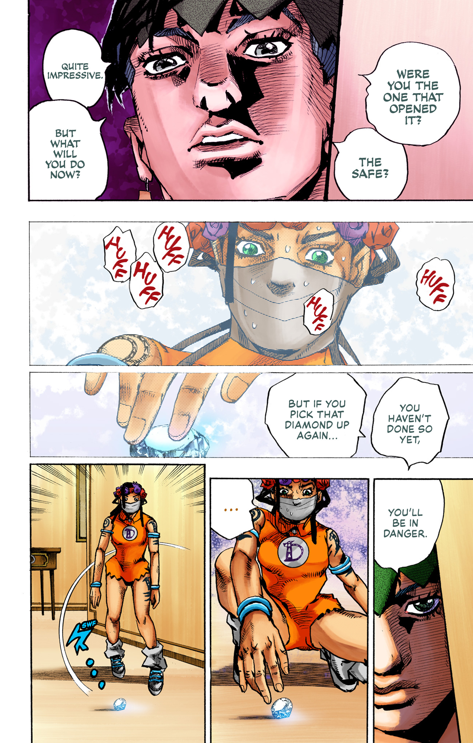 Jojo's Bizarre Adventure Part 9 - The Jojolands (Official Colored) - Vol.1 Chapter 4: The Villa On Hawaii Island, Part 2