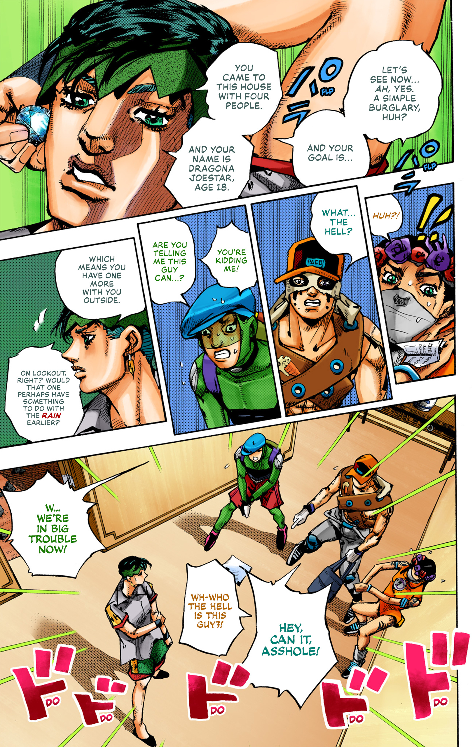 Jojo's Bizarre Adventure Part 9 - The Jojolands (Official Colored) - Vol.1 Chapter 4: The Villa On Hawaii Island, Part 2