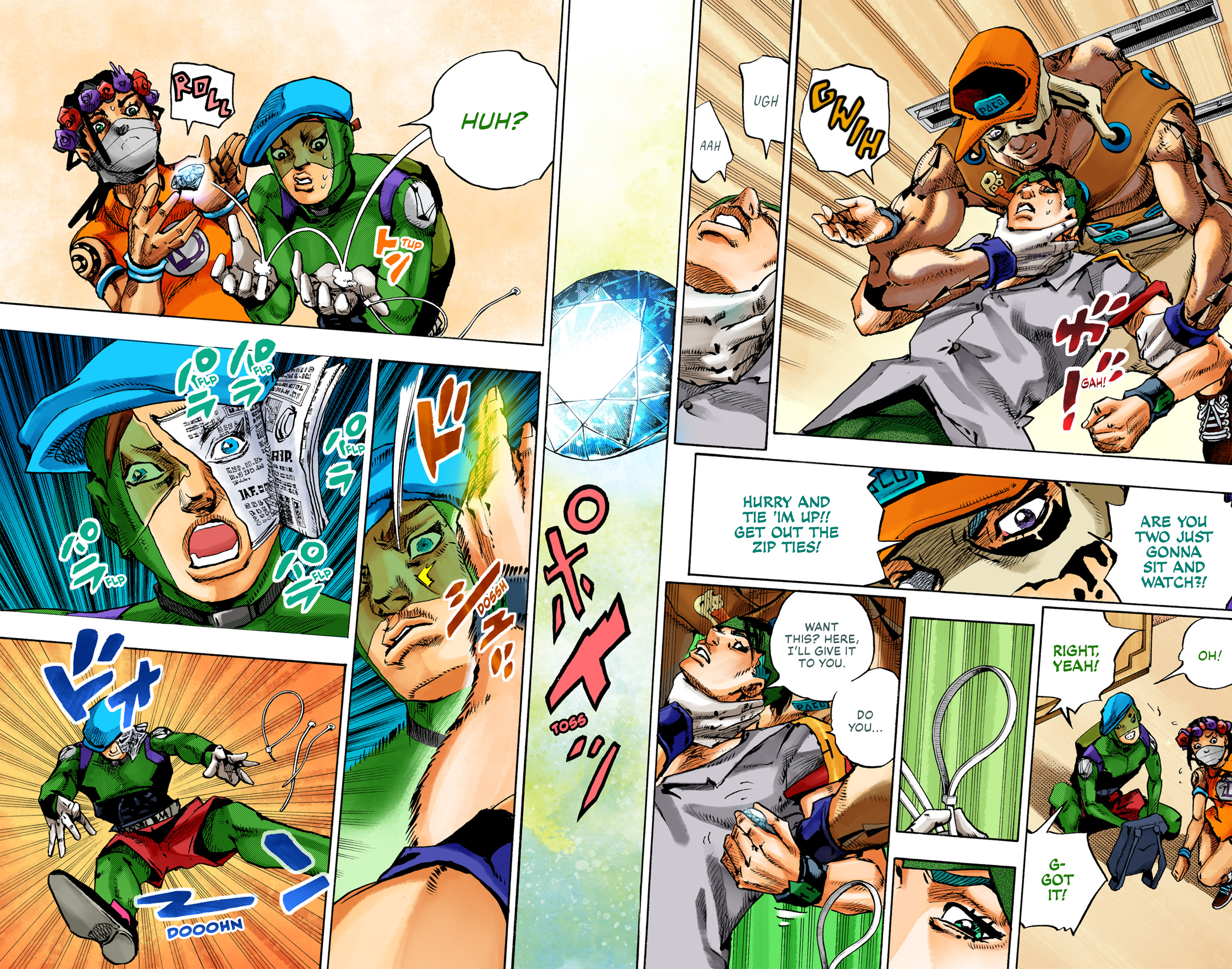 Jojo's Bizarre Adventure Part 9 - The Jojolands (Official Colored) - Vol.1 Chapter 4: The Villa On Hawaii Island, Part 2