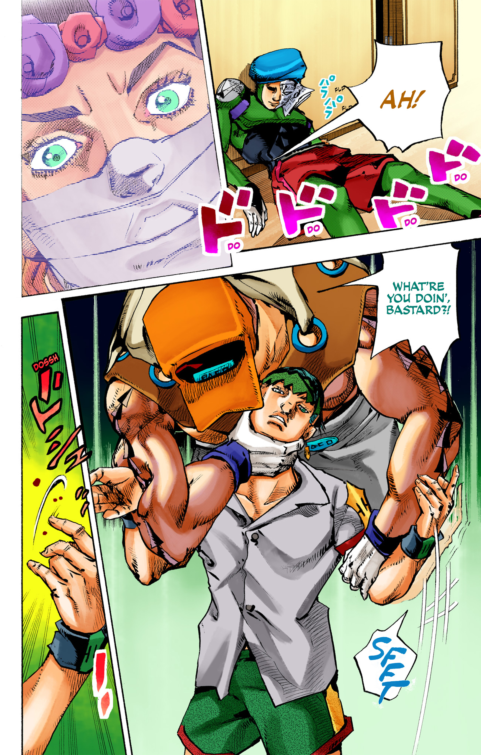 Jojo's Bizarre Adventure Part 9 - The Jojolands (Official Colored) - Vol.1 Chapter 4: The Villa On Hawaii Island, Part 2