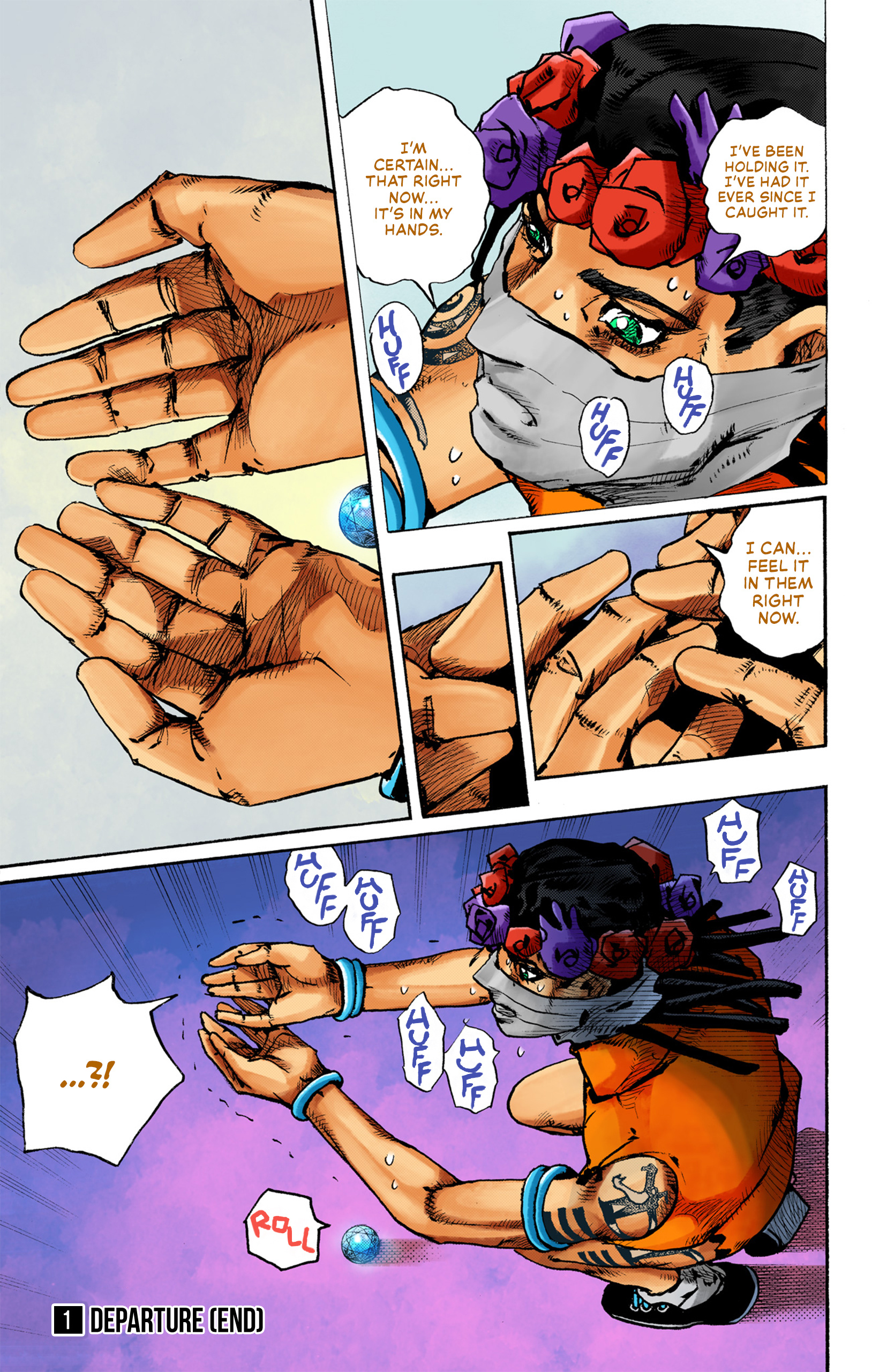 Jojo's Bizarre Adventure Part 9 - The Jojolands (Official Colored) - Vol.1 Chapter 4: The Villa On Hawaii Island, Part 2