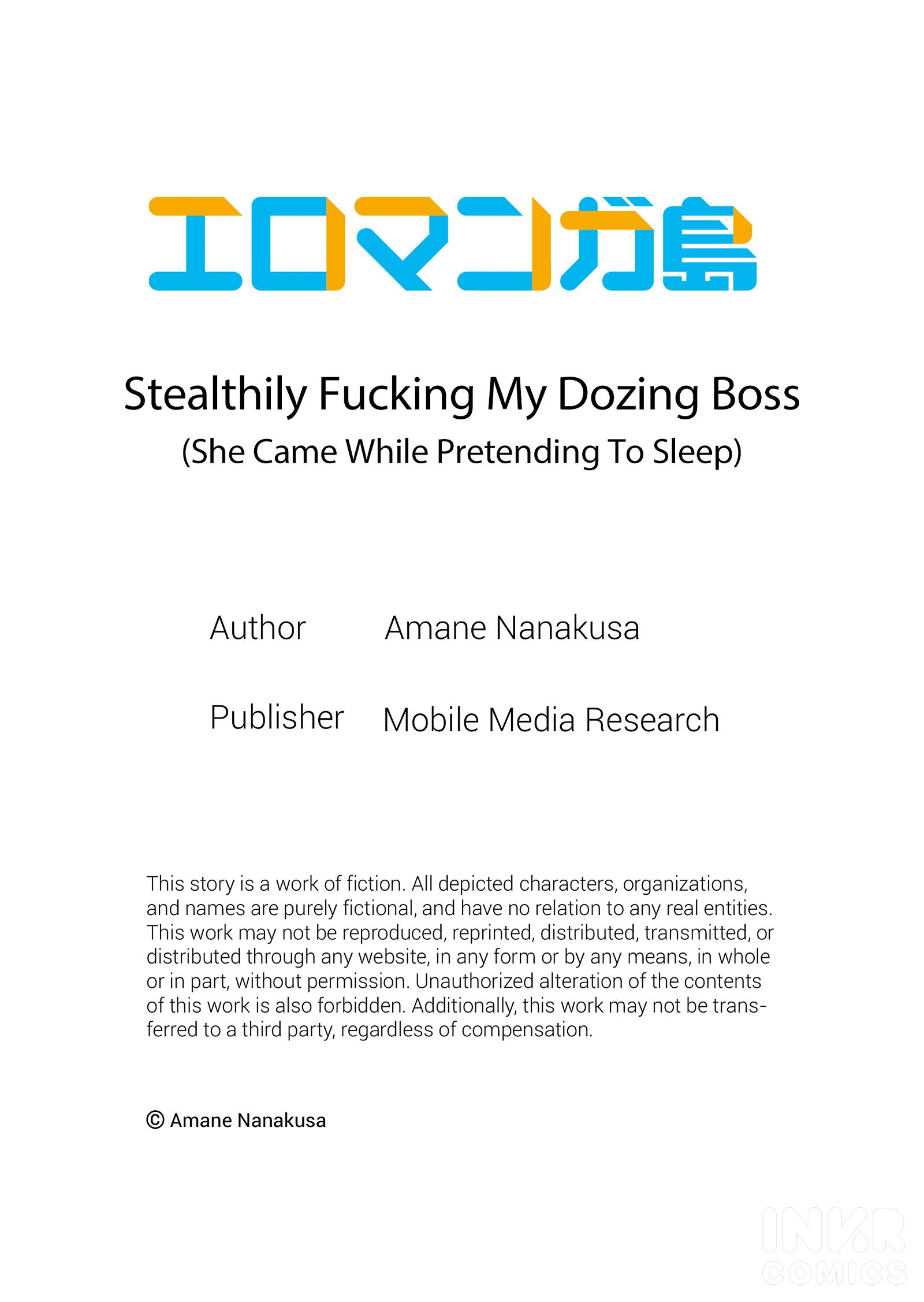 Stealthily Fucking My Dozing Boss (She Came While Pretending To Sleep) - Chapter 1