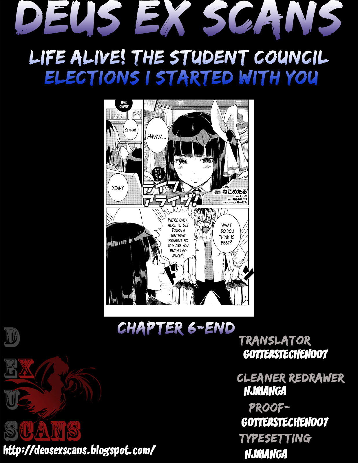 Life Alive! The Student Council Elections I Started With You - Vol.1 Chapter 6 : Final Chapter