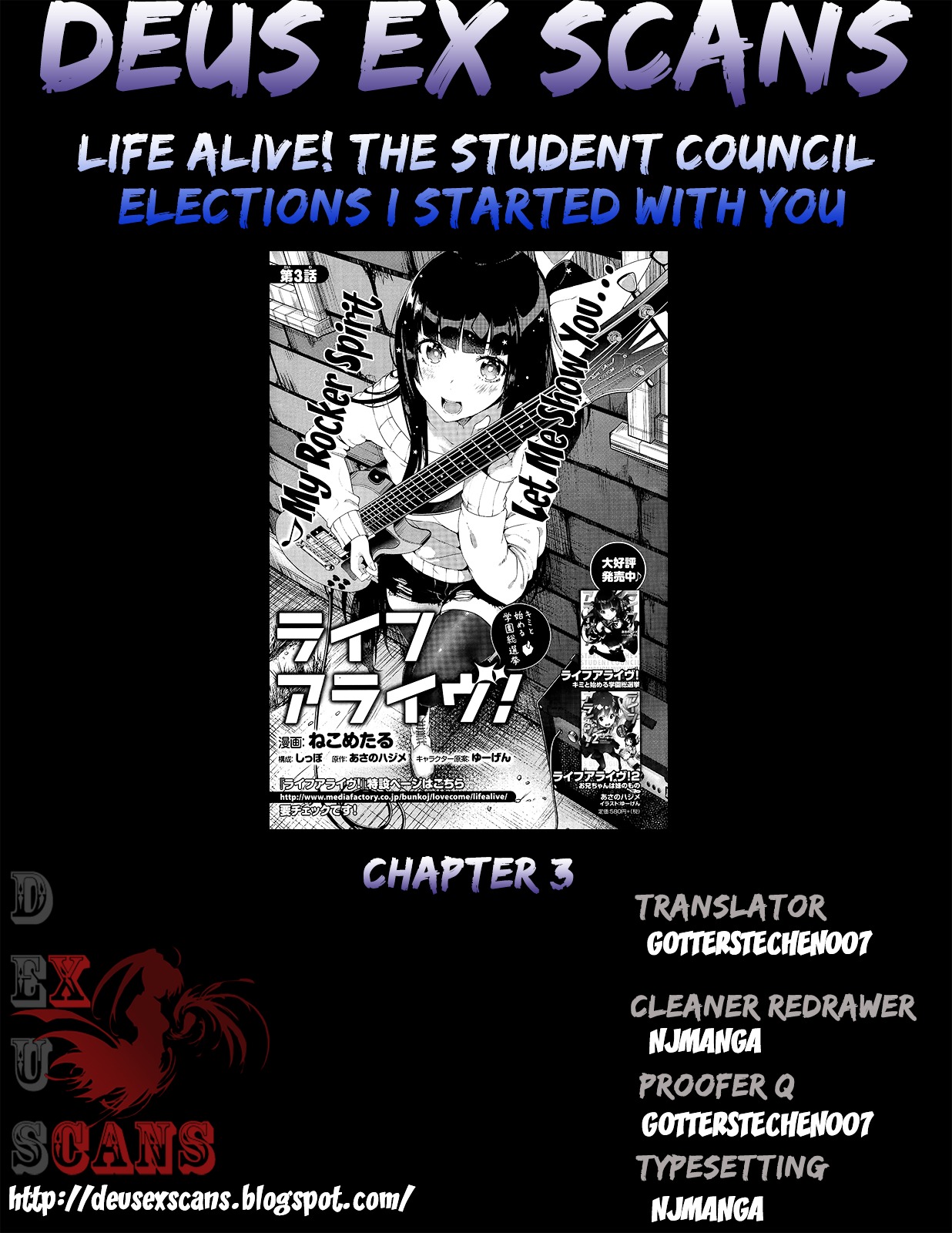 Life Alive! The Student Council Elections I Started With You - Vol.1 Chapter 3 : Let Me Show You... My Rocker Spirit