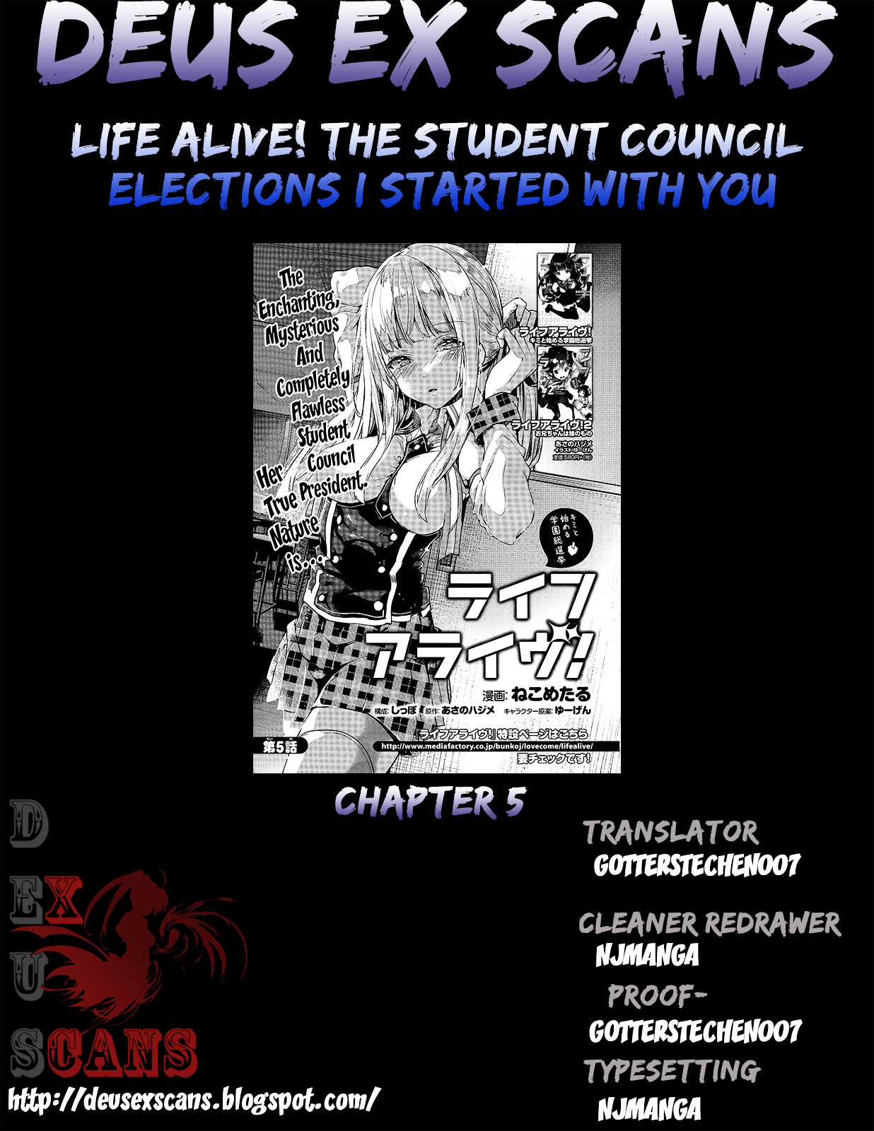 Life Alive! The Student Council Elections I Started With You - Vol.1 Chapter 5 : Her True Nature Is...