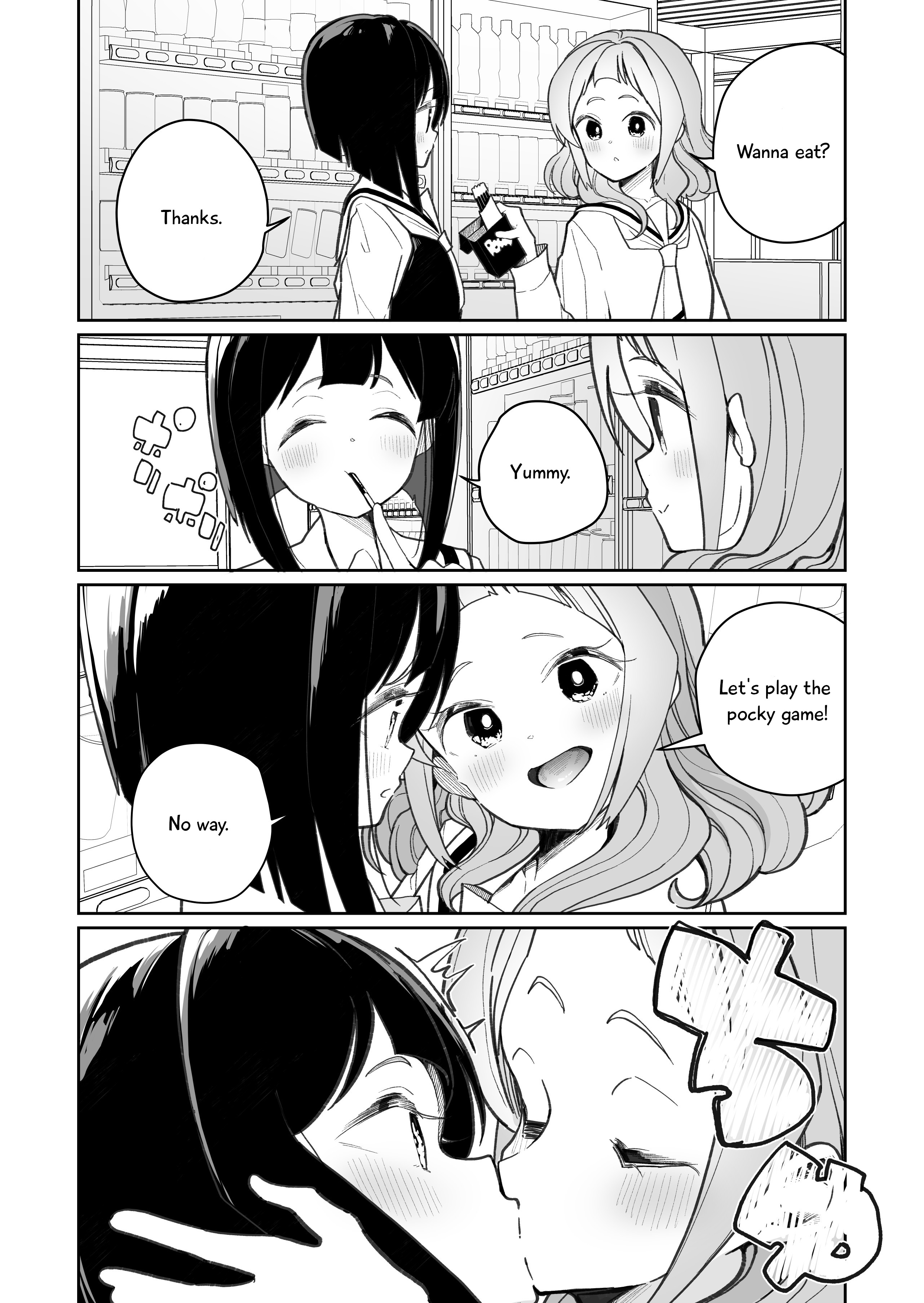 A Succubus Yuri Story - Chapter 19.5: Extra: Pocky Game