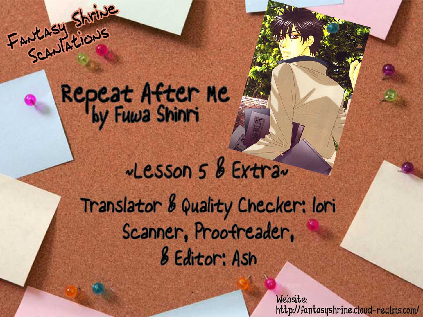 Repeat After Me? - Vol.1 Chapter 5 : Lesson 5 + Extra [Spring Garden]