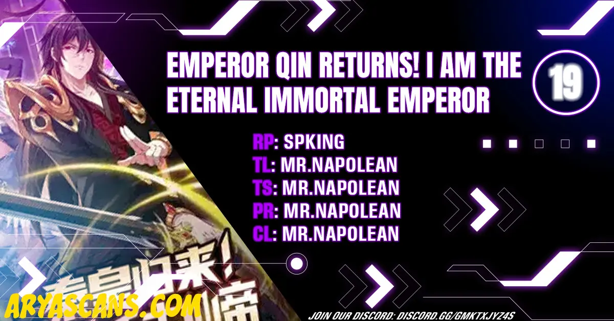 Emperor Qin Returns! I Am The Eternal Immortal Emperor - Chapter 19