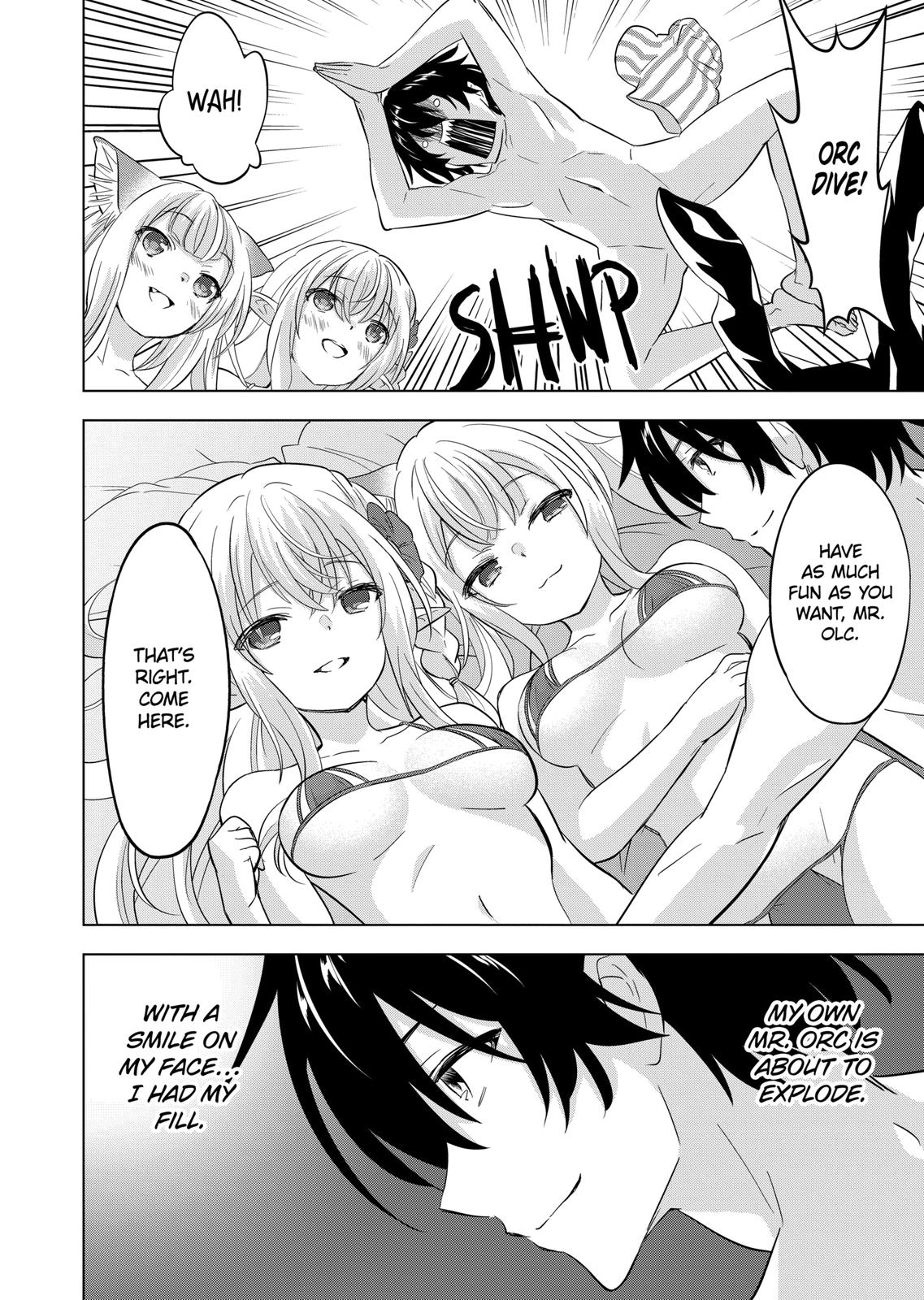 Shijou Saikyou Orc-San No Tanoshii Tanetsuke Harem Zukuri - Chapter 104