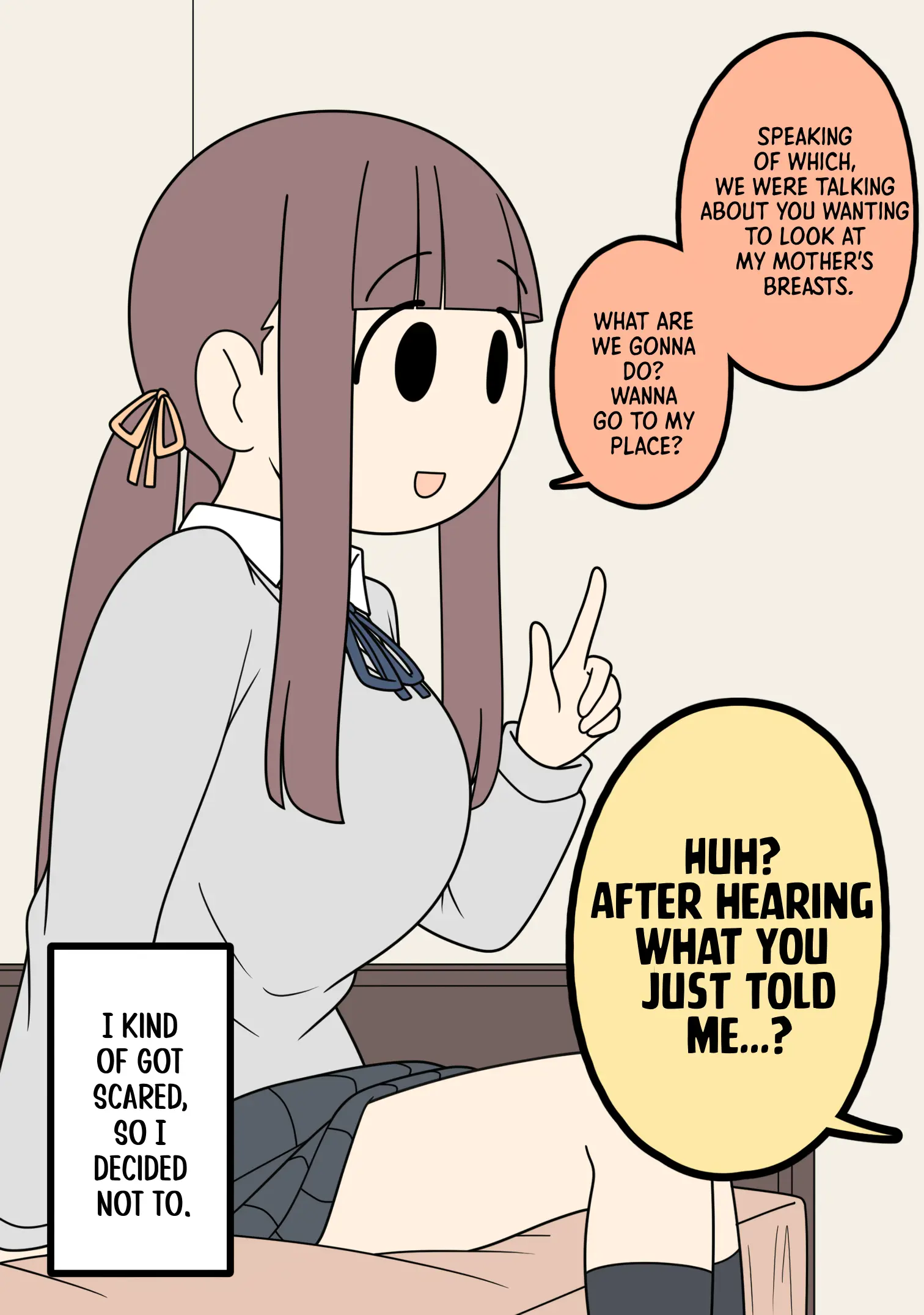 She Who Doesn't Say Anything Good - Chapter 12