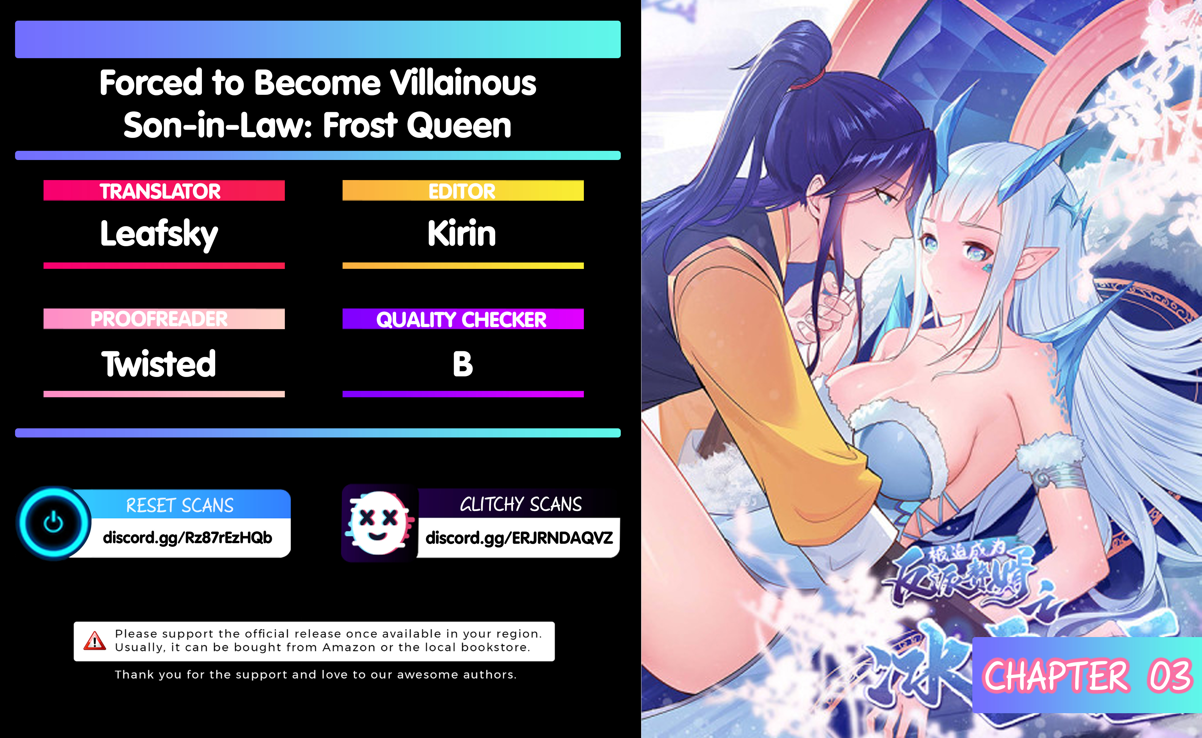 Forced To Become Villainous Son-In-Law: Frost Queen - Chapter 3